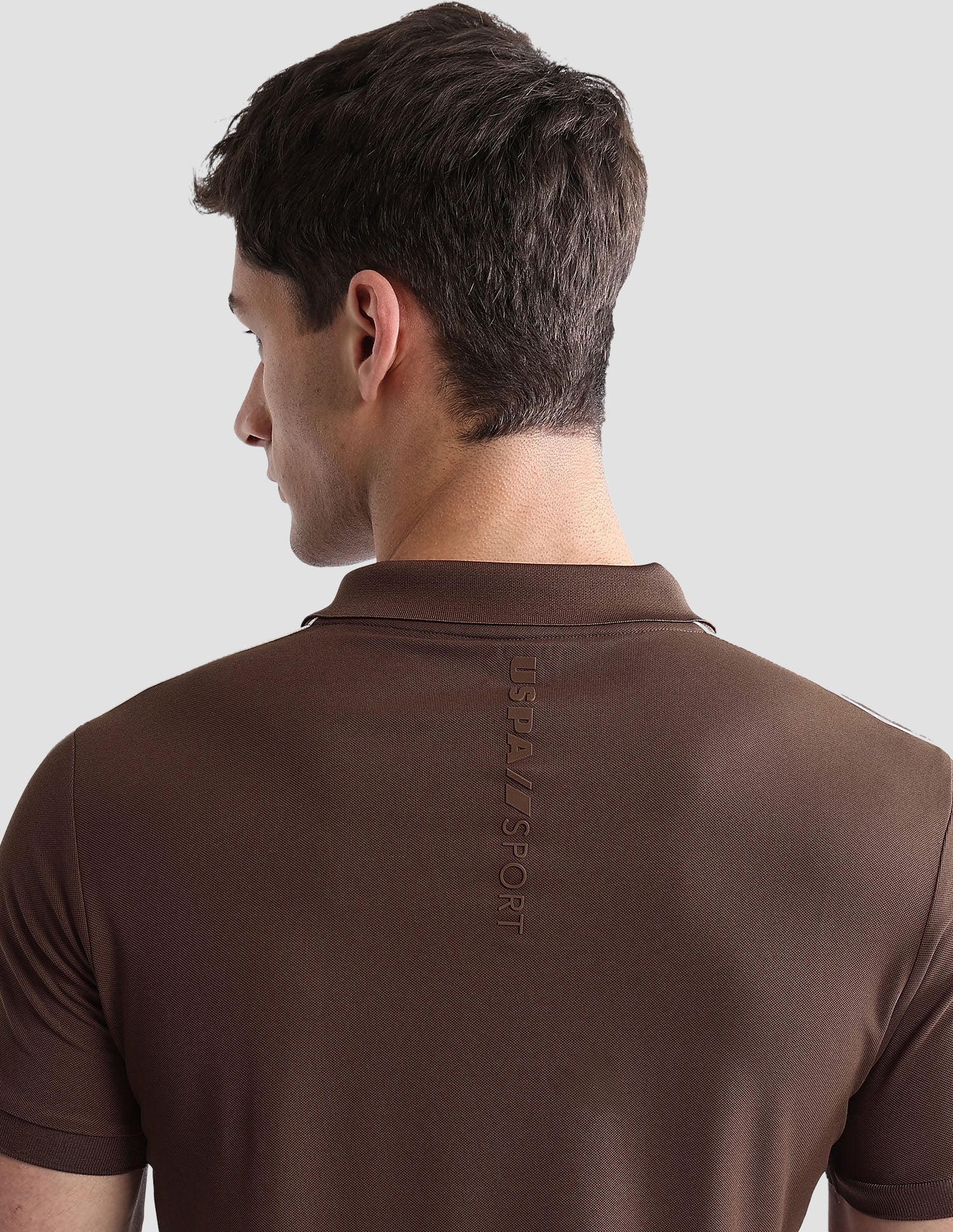 Solid Regular Fit Active Polo Shirt - Image 8
