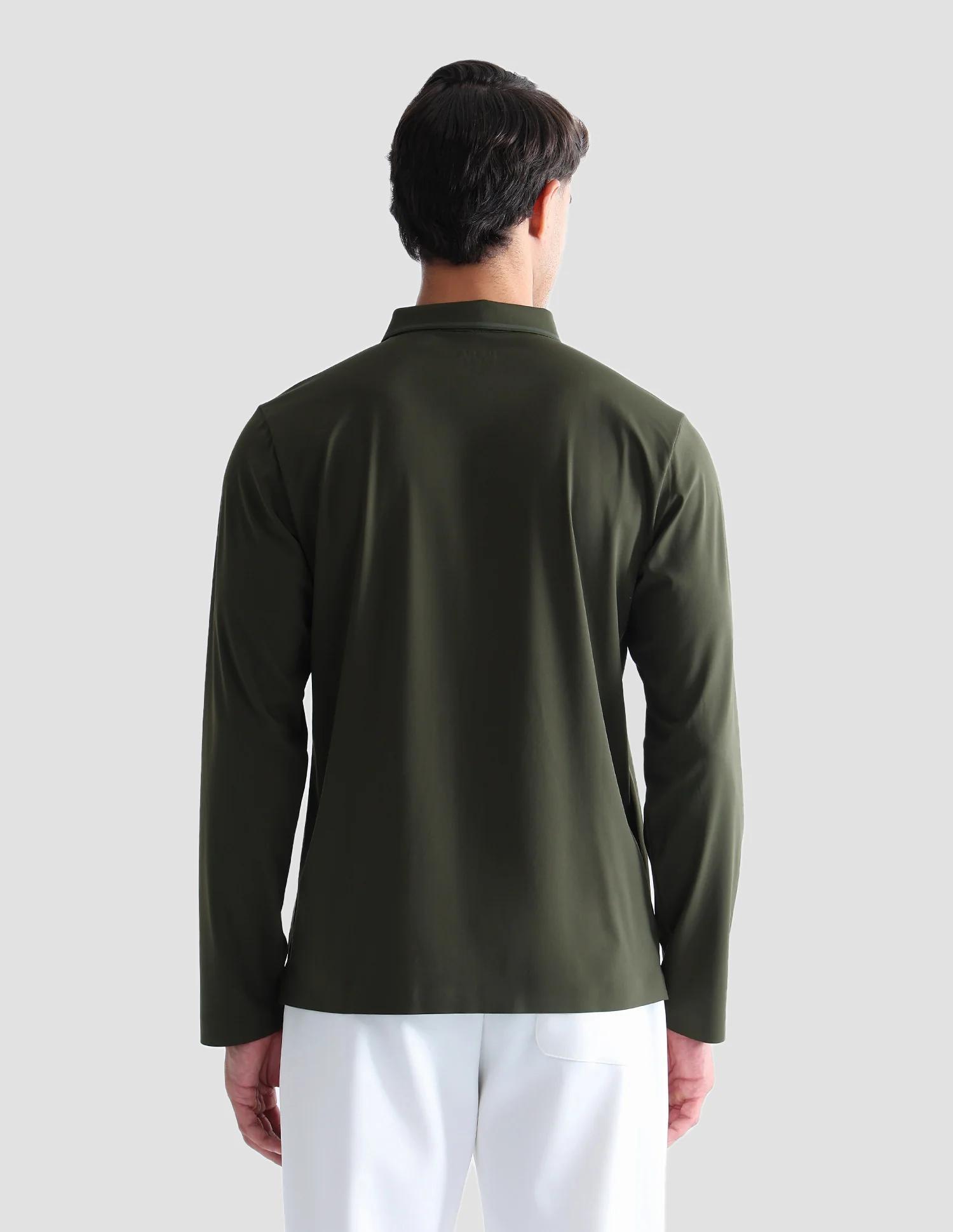 Solid Regular Fit Active Polo Shirt - Image 5