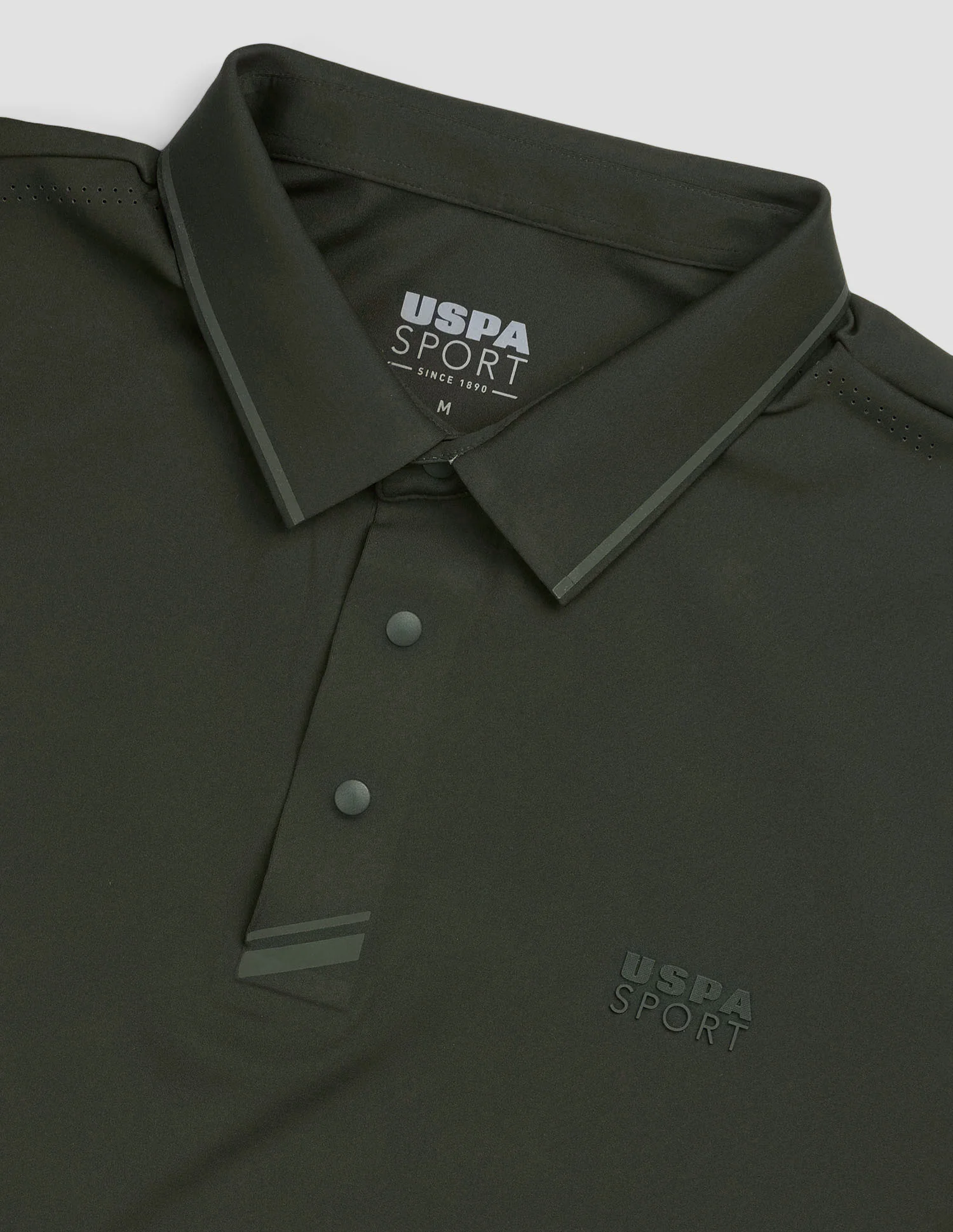 Solid Regular Fit Active Polo Shirt - Image 8