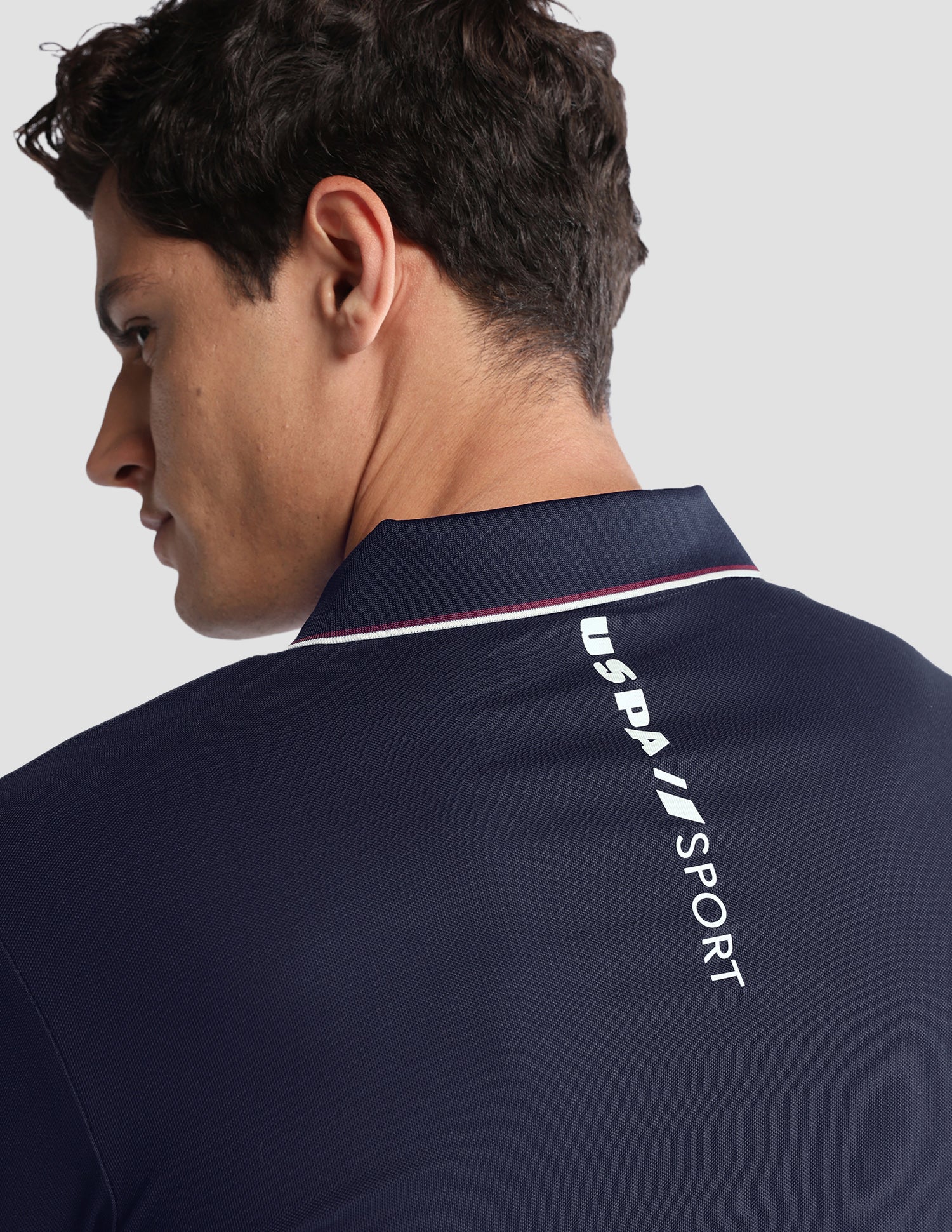 Solid Regular Fit Active Polo Shirt - Image 8