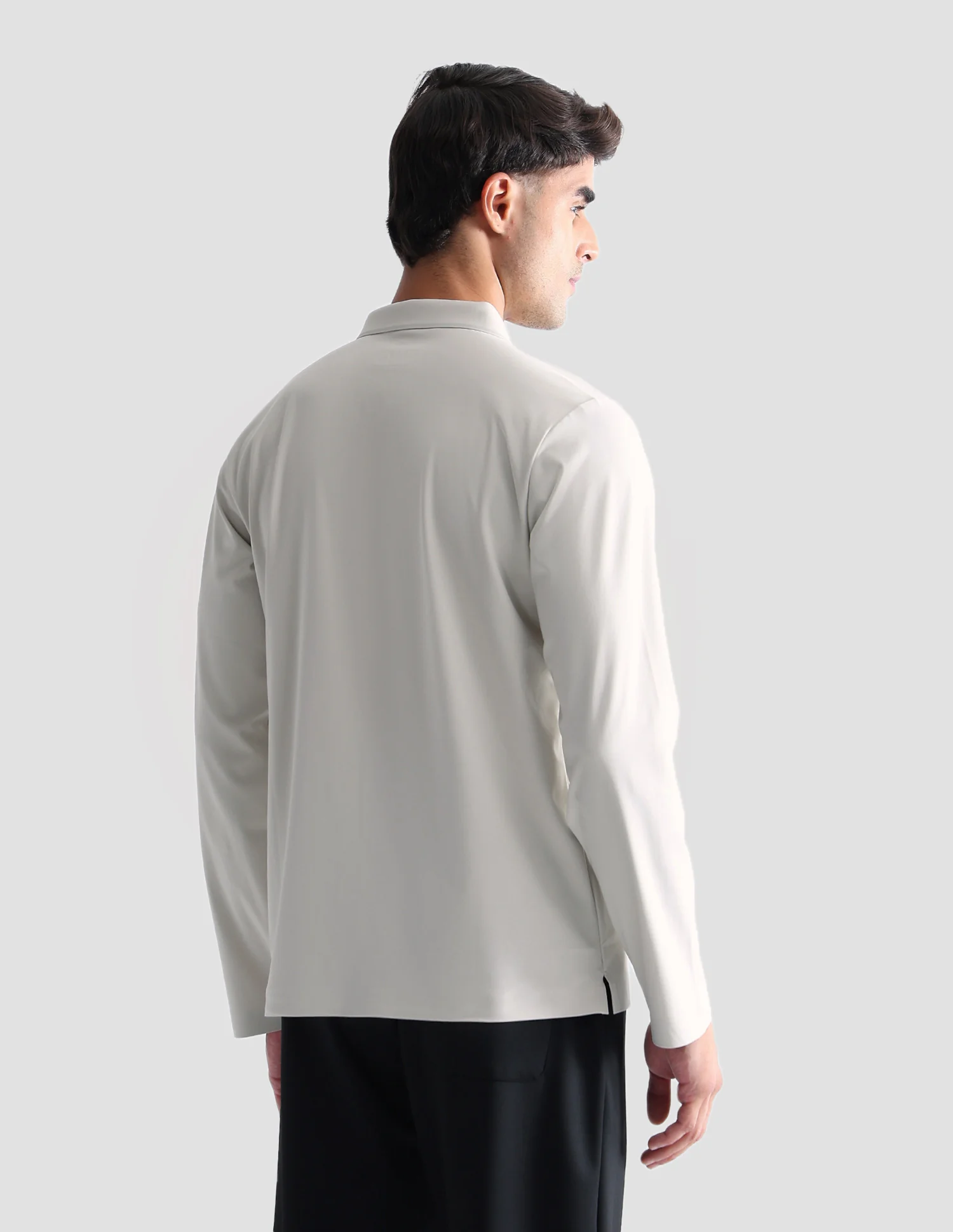 Solid Regular Fit Active Polo Shirt - Image 6