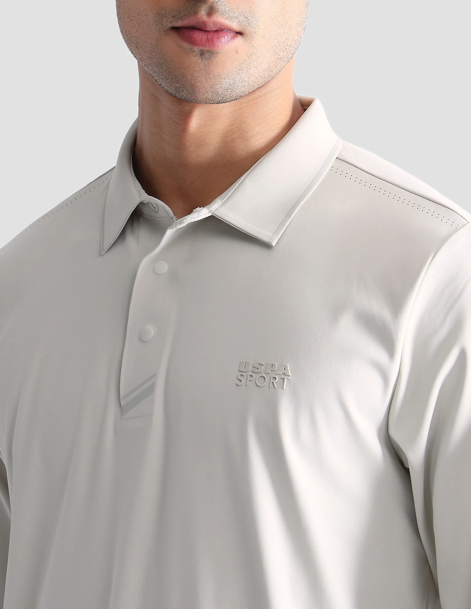 Solid Regular Fit Active Polo Shirt - Image 8