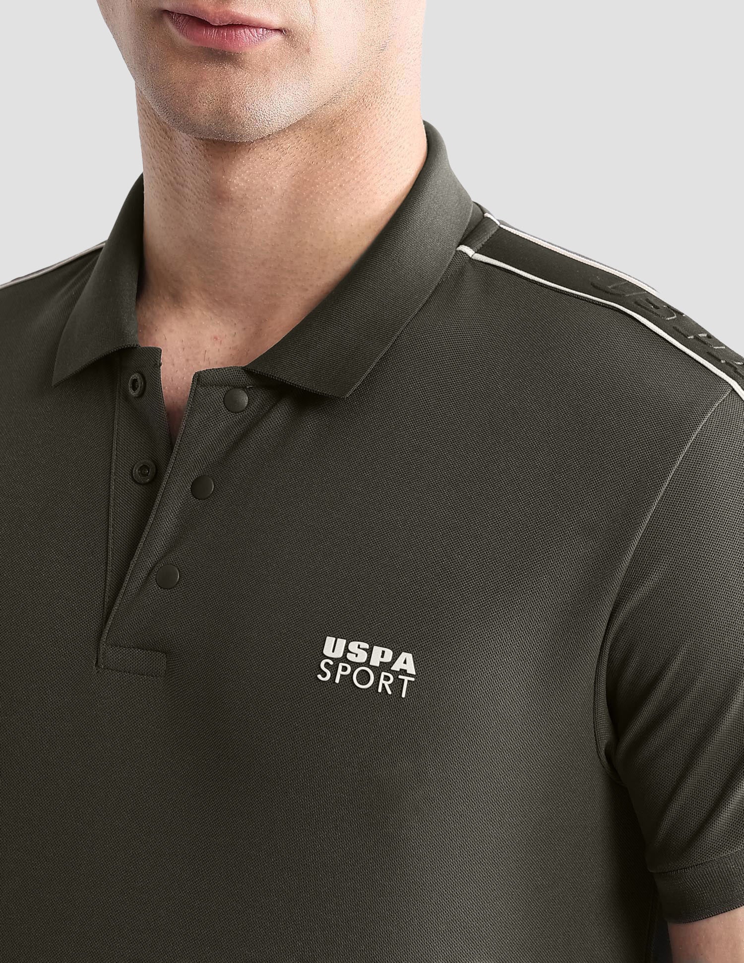 Solid Regular Fit Active Polo Shirt - Image 7