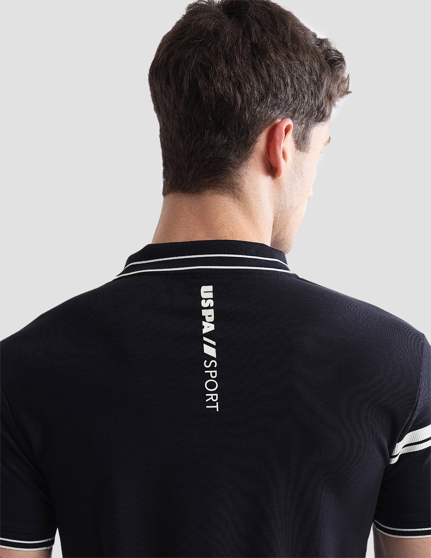 Solid Regular Fit Active Polo Shirt - Image 8