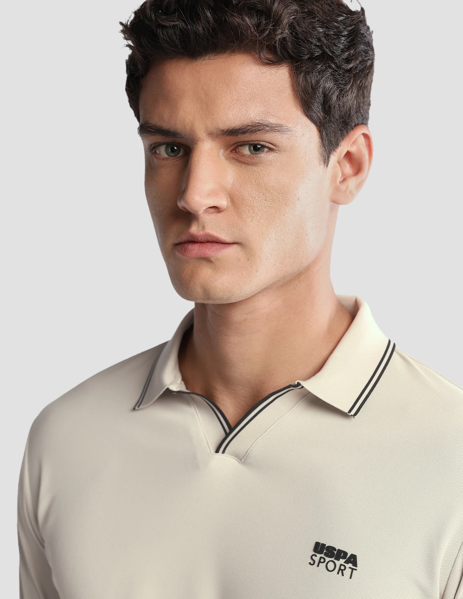 Solid Regular Fit Active Polo Shirt - Image 7