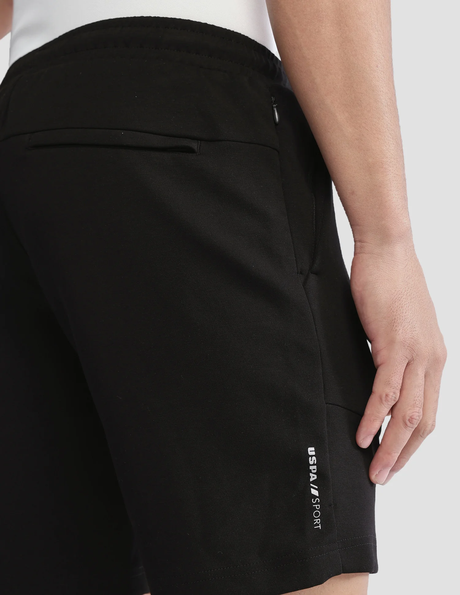 Solid Regular Fit Active Shorts - Image 8