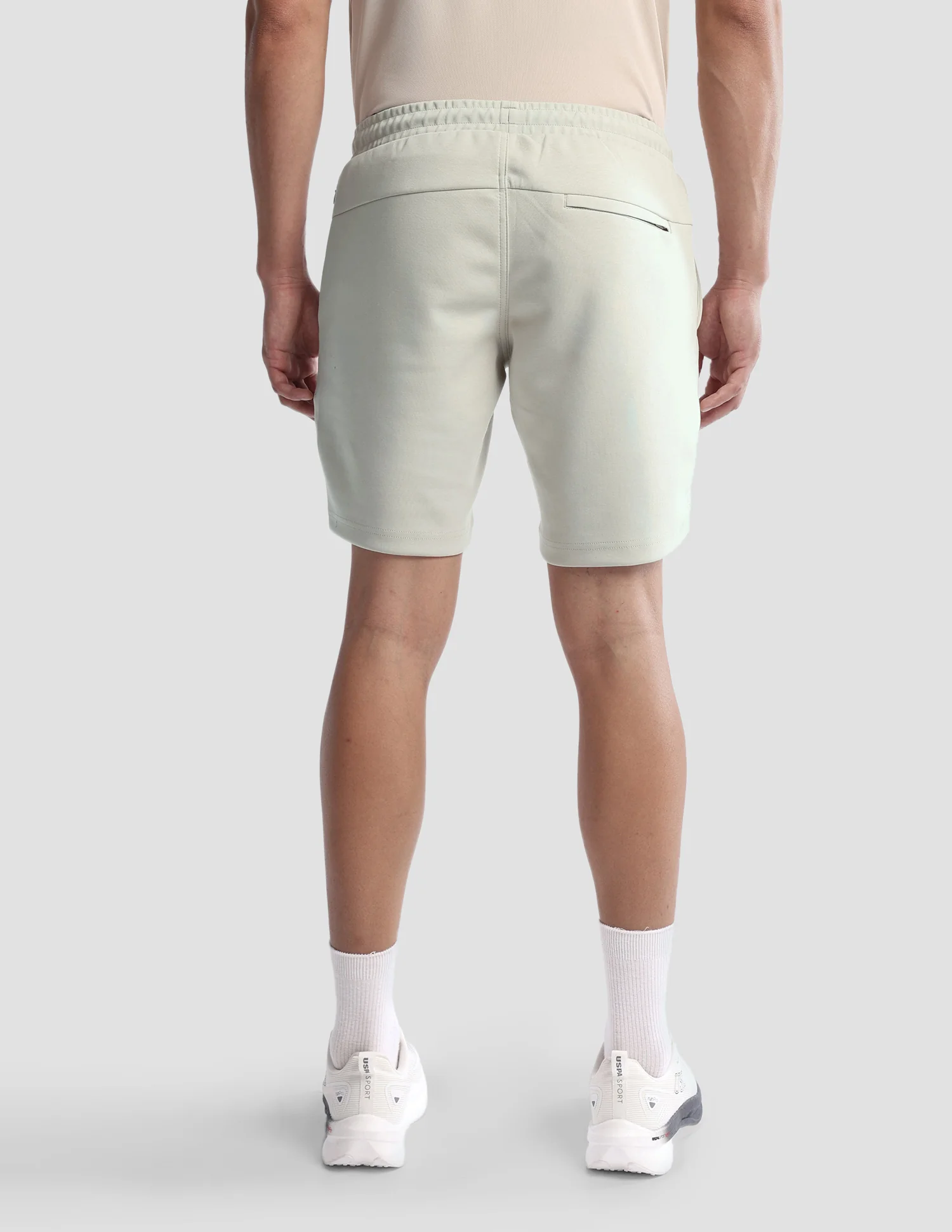 Solid Regular Fit Active Shorts - Image 5