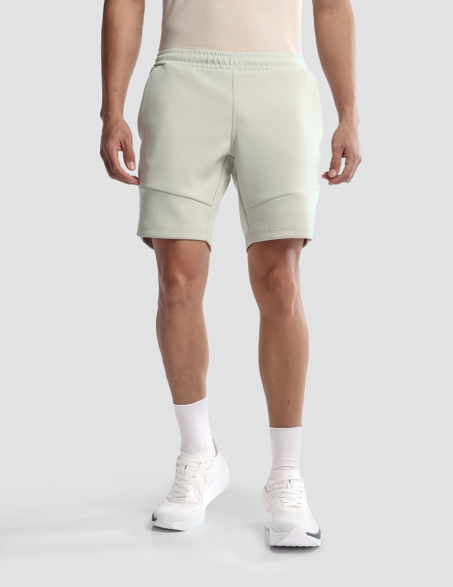Solid Regular Fit Active Shorts - Image 6