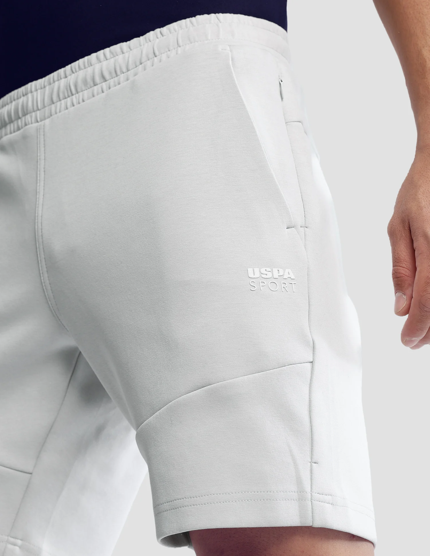Solid Regular Fit Active Shorts - Image 7