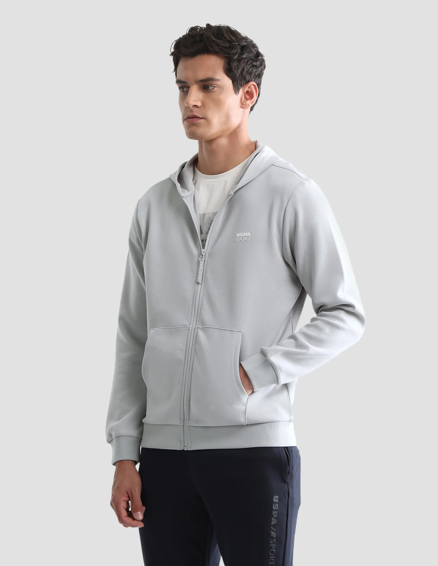 Solid Regular Fit Active Sweatshirt - Image 8