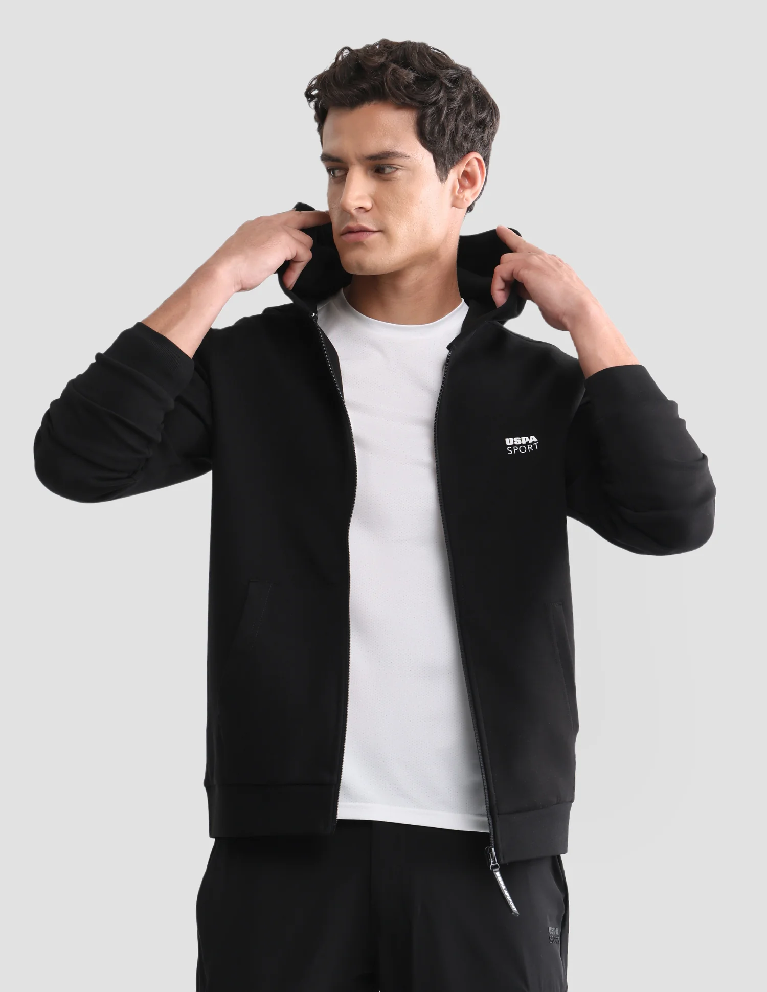 Solid Regular Fit Active Sweatshirt