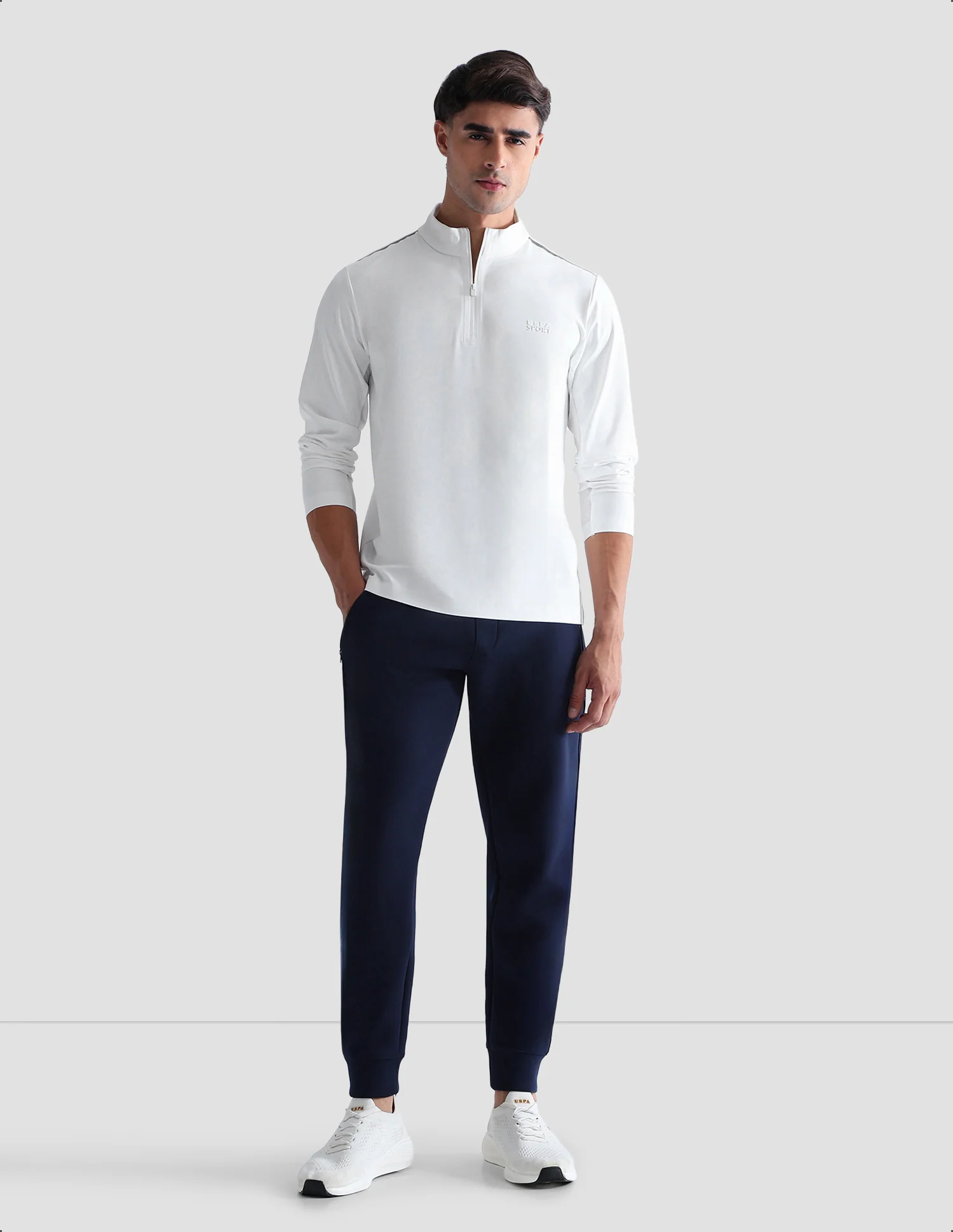 Solid Regular Fit Active T-Shirt - Image 3