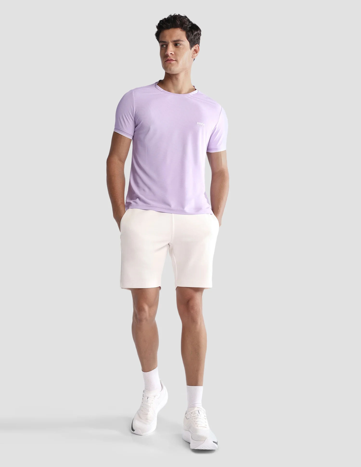 Solid Regular Fit Active T-Shirt - Image 3