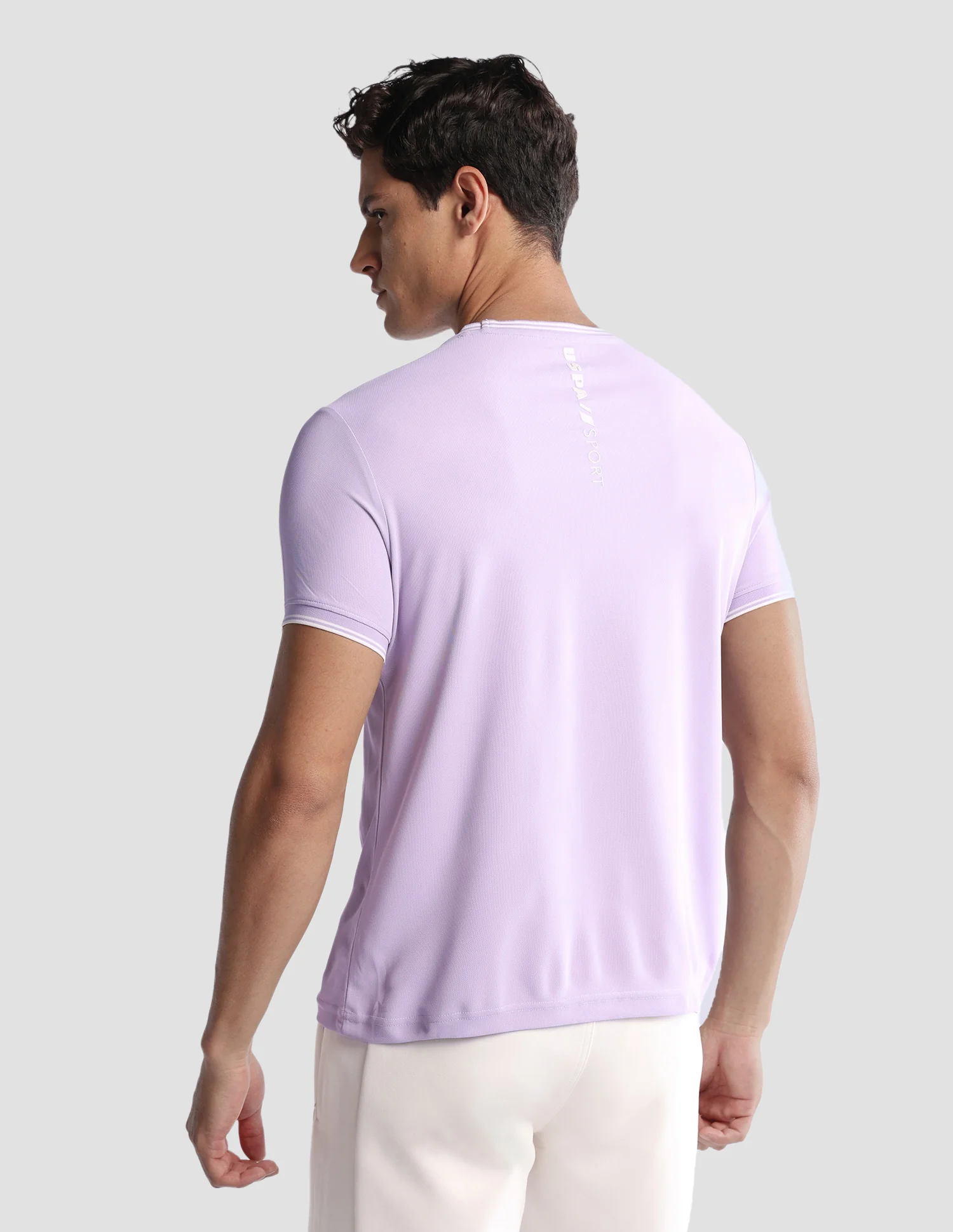 Solid Regular Fit Active T-Shirt - Image 5