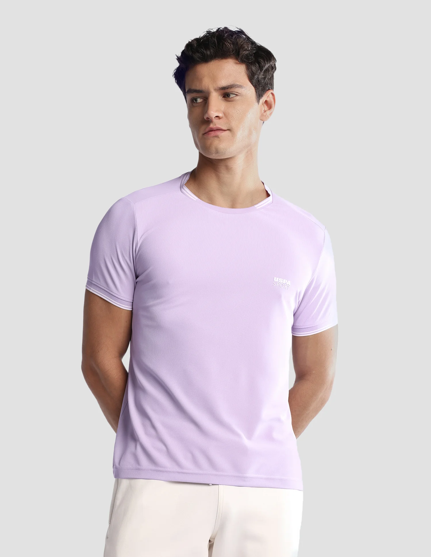 Solid Regular Fit Active T-Shirt - Image 6