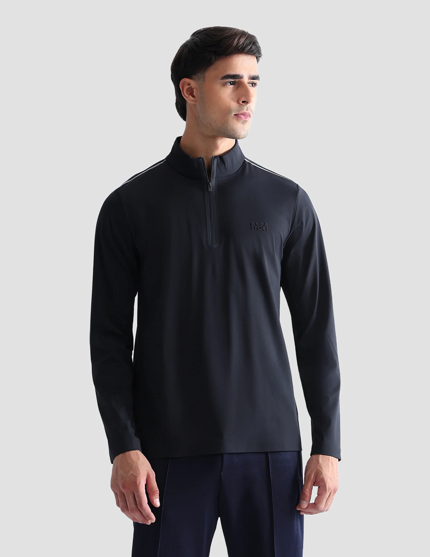 Solid Regular Fit Active T-Shirt - Image 7
