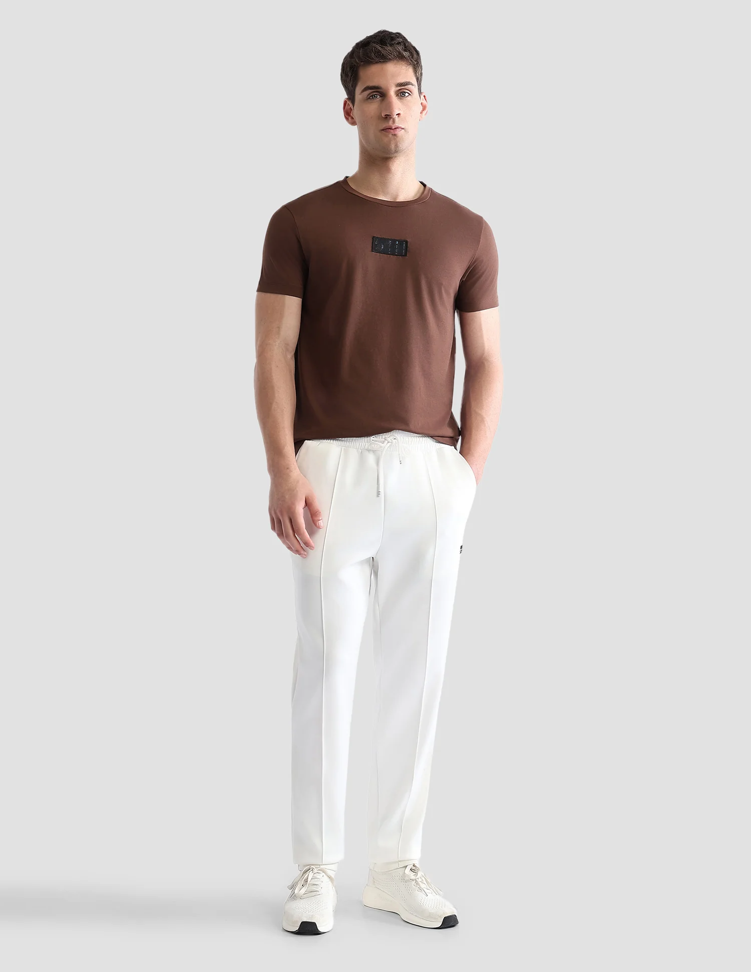 Solid Regular Fit Active T-Shirt - Image 3