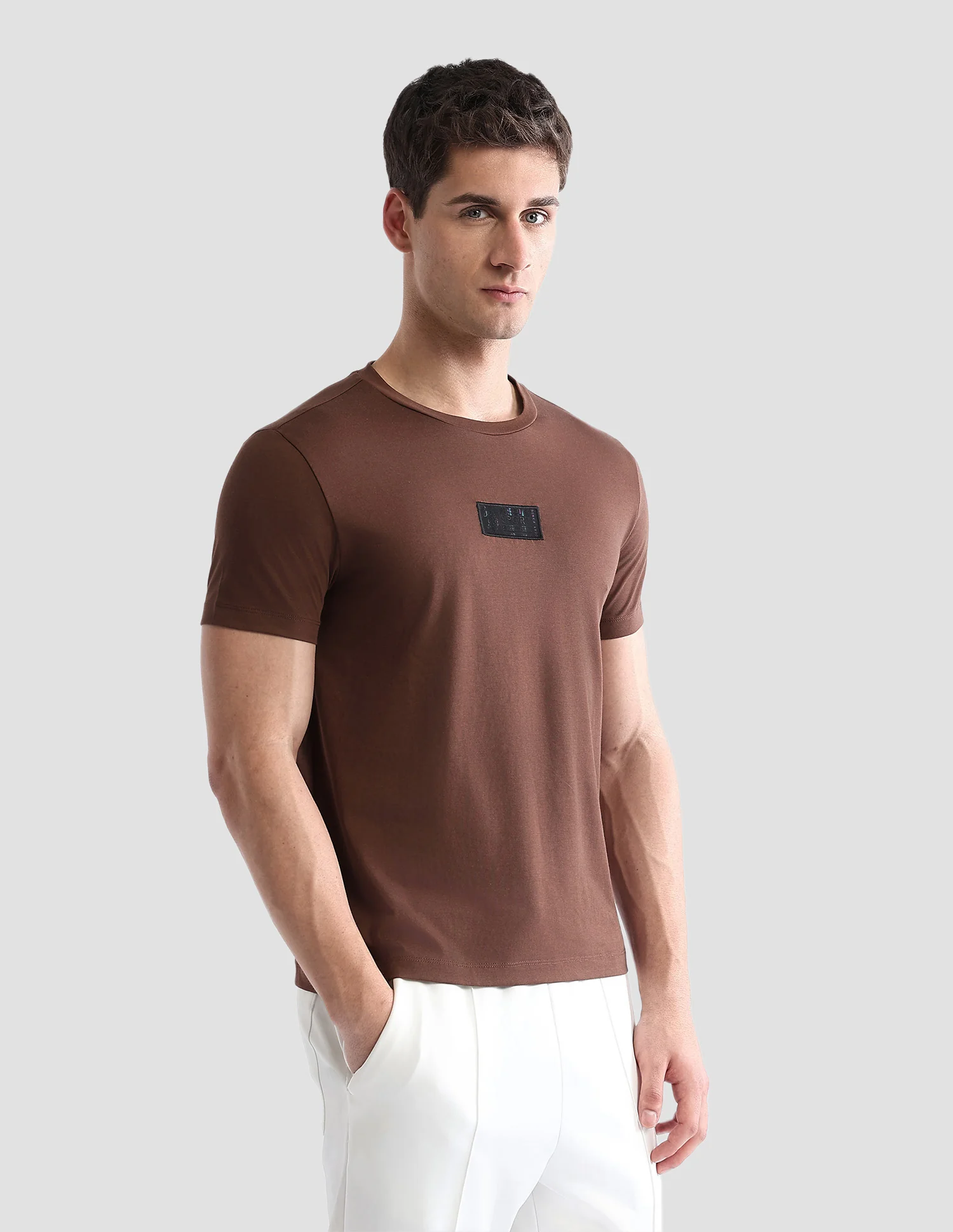 Solid Regular Fit Active T-Shirt - Image 4
