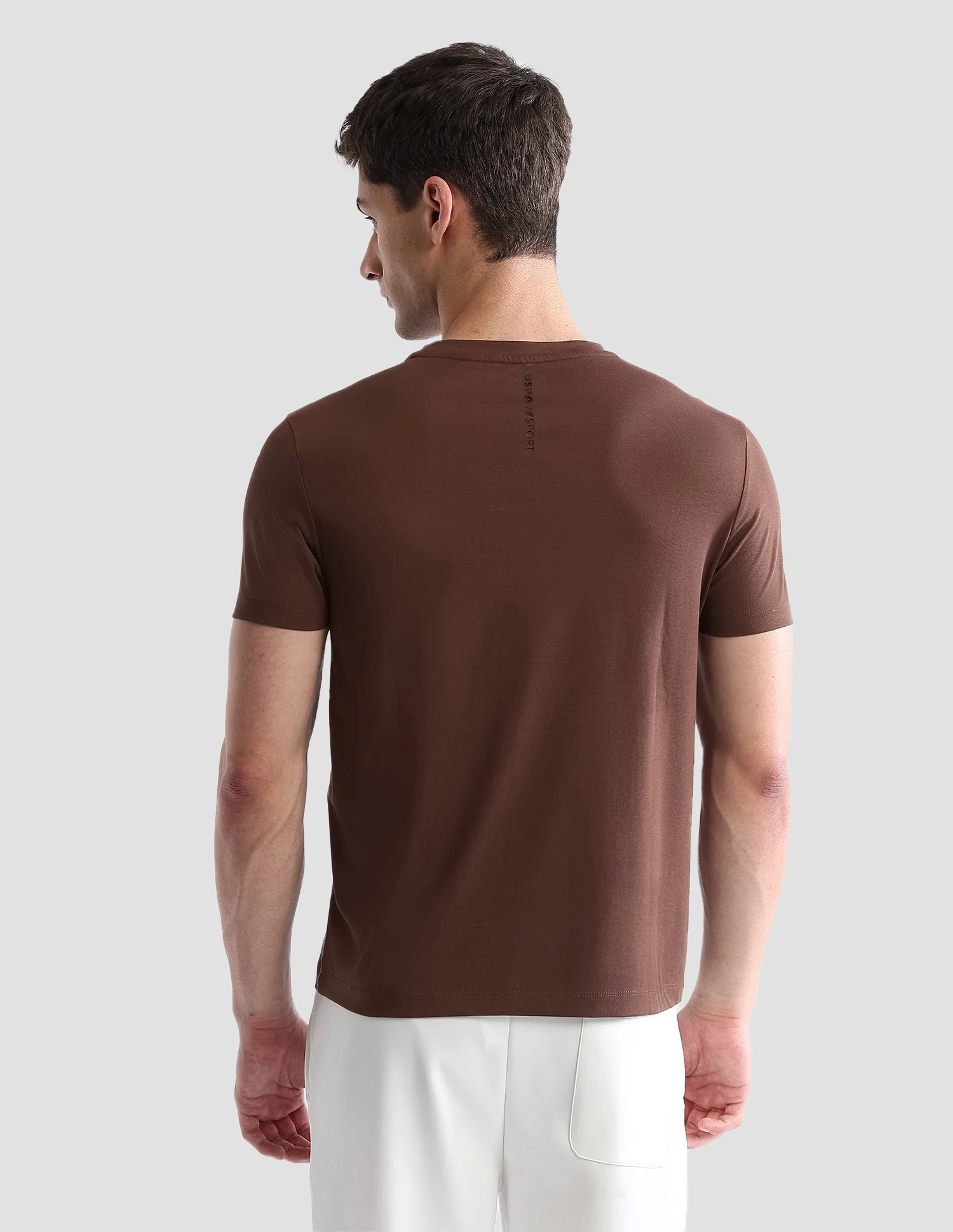 Solid Regular Fit Active T-Shirt - Image 5
