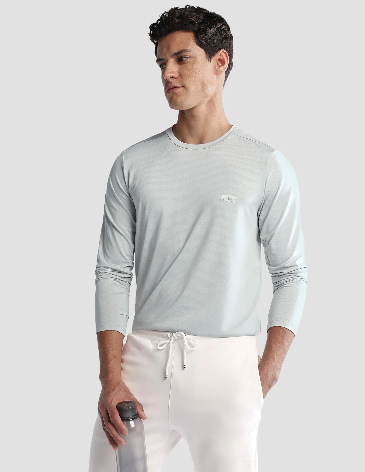 Solid Regular Fit Active T-Shirt