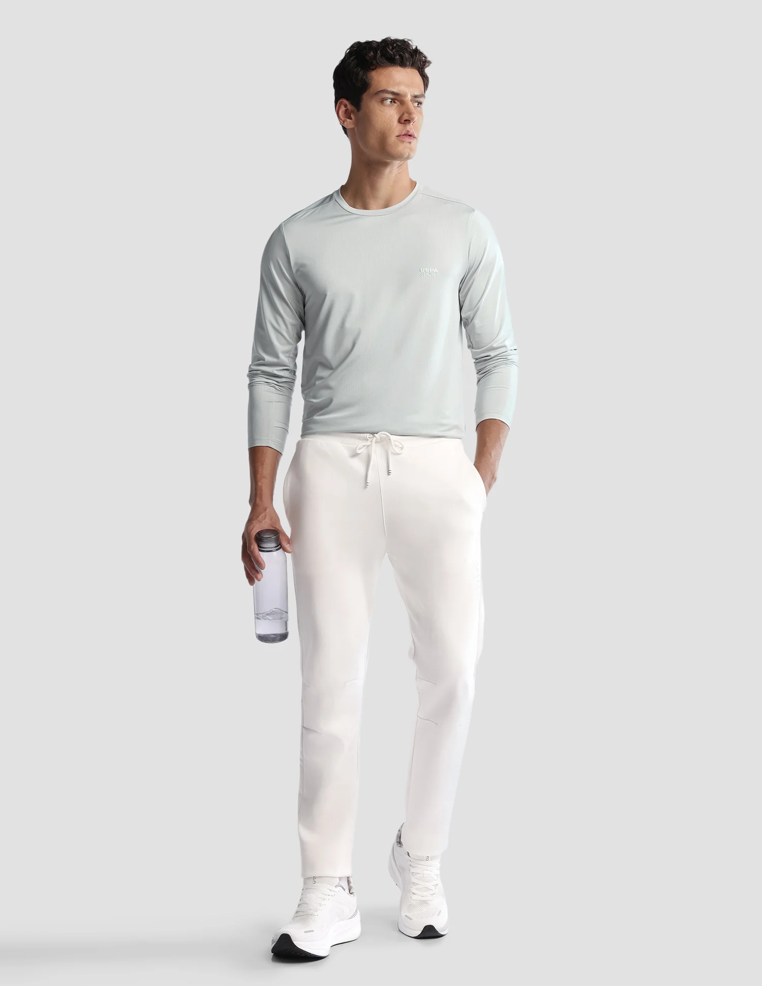 Solid Regular Fit Active T-Shirt - Image 3