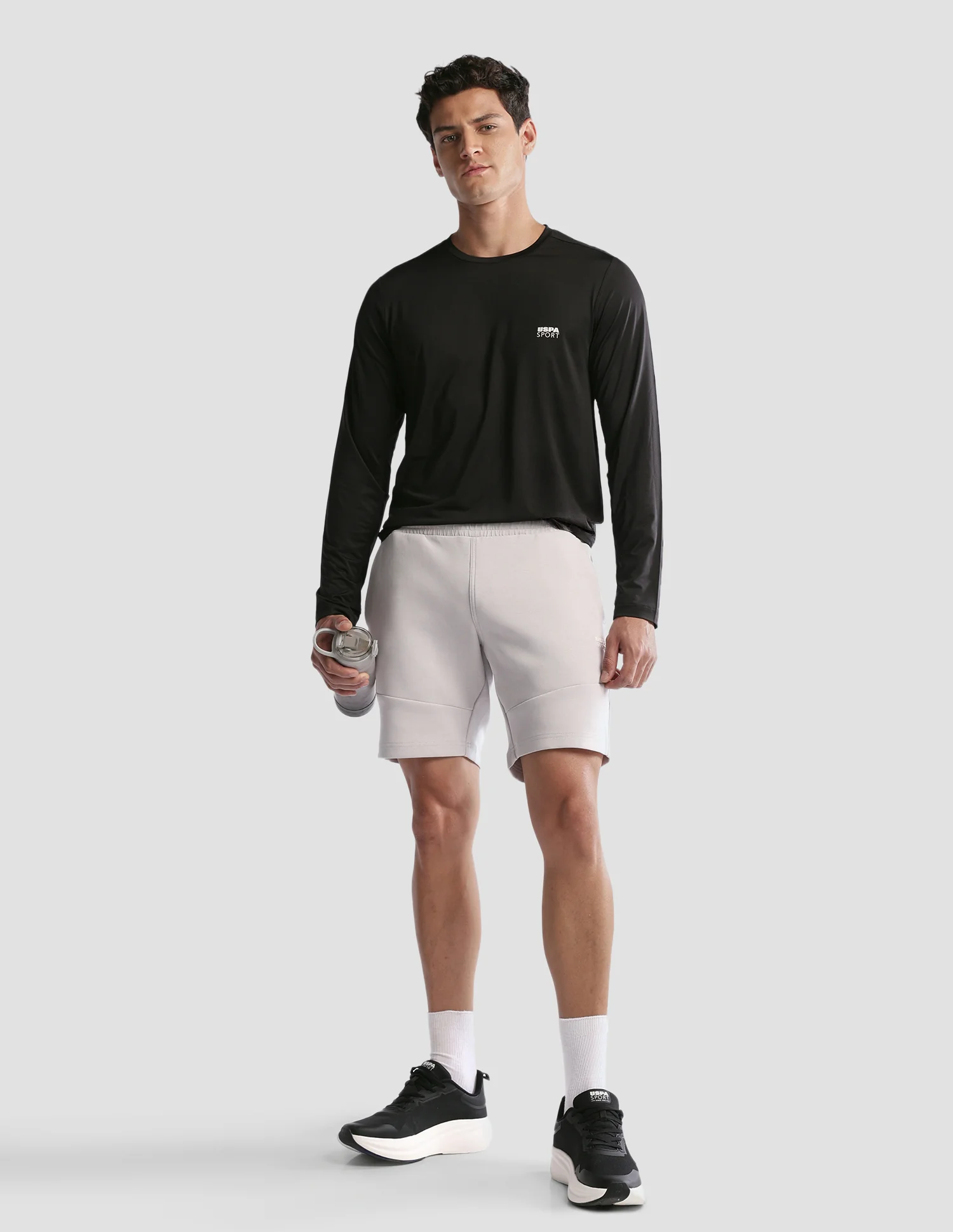 Solid Regular Fit Active T-Shirt - Image 3
