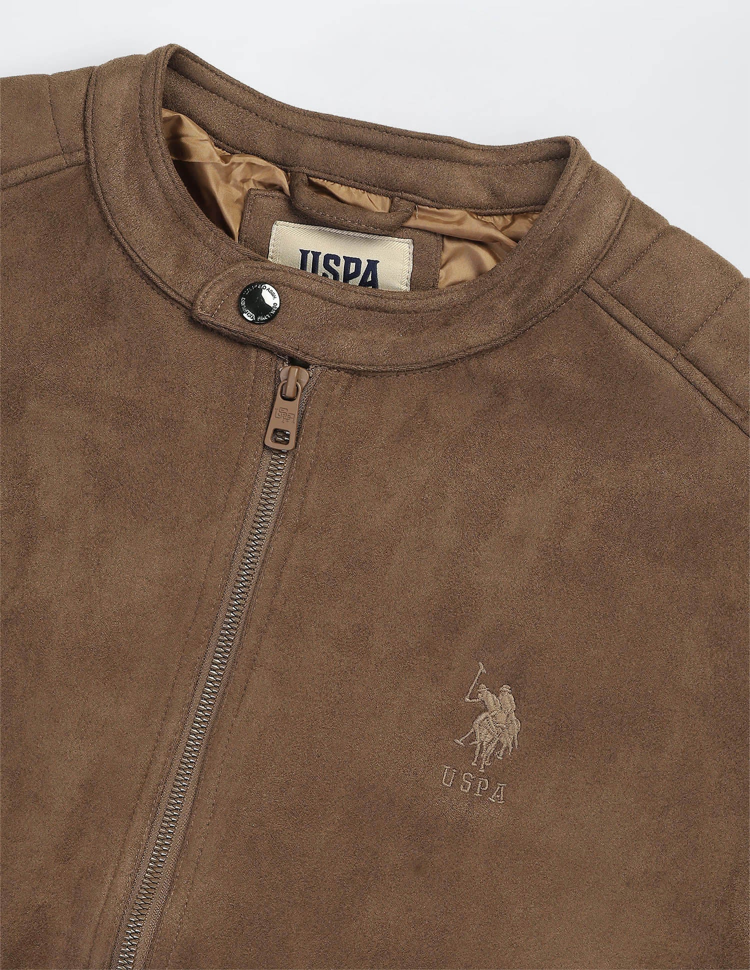 Solid Regular Fit Biker Jacket - Image 2