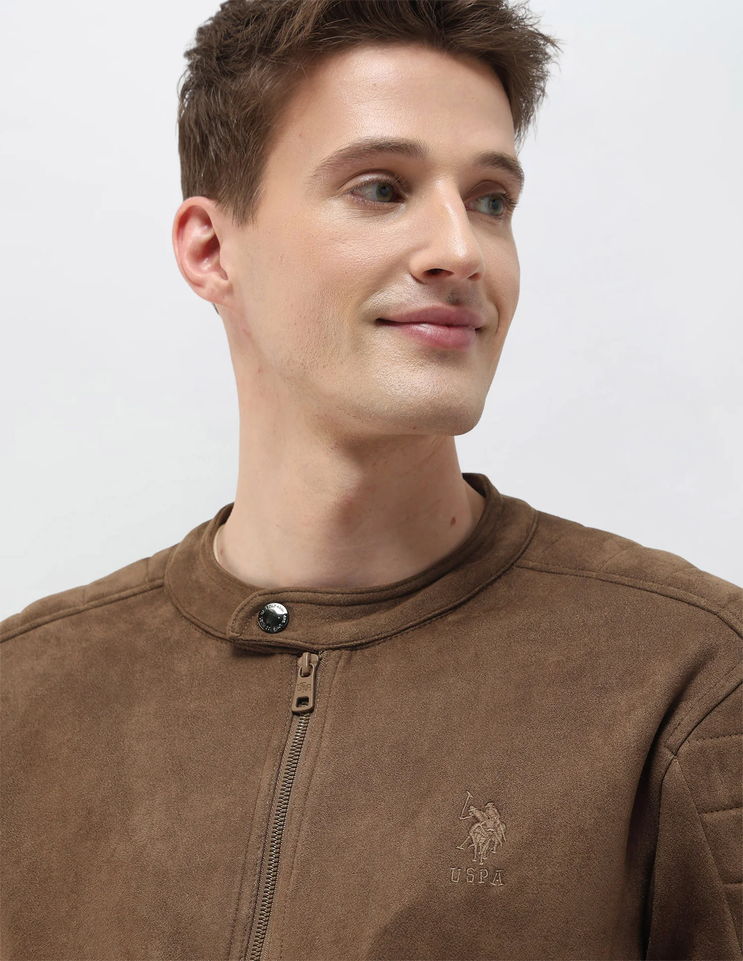 Solid Regular Fit Biker Jacket - Image 7