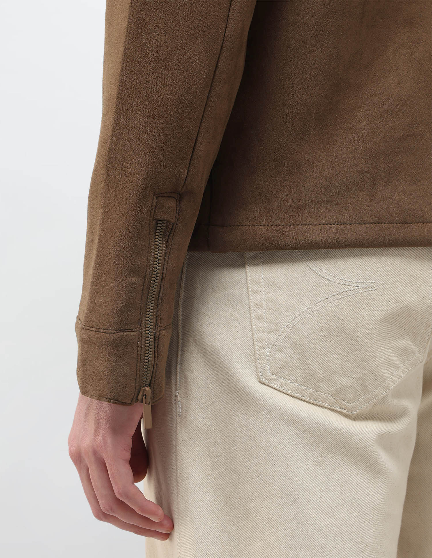 Solid Regular Fit Biker Jacket - Image 9