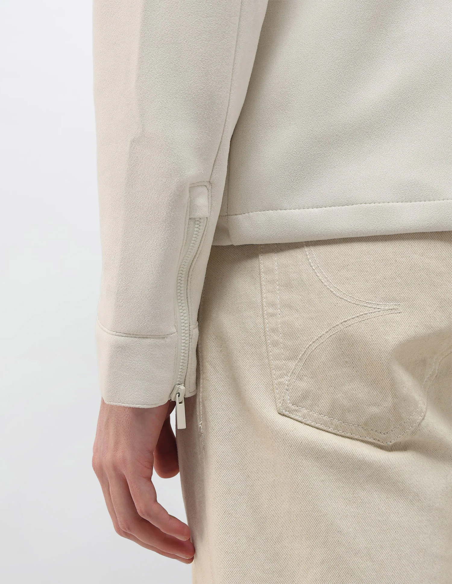 Solid Regular Fit Biker Jacket - Image 8
