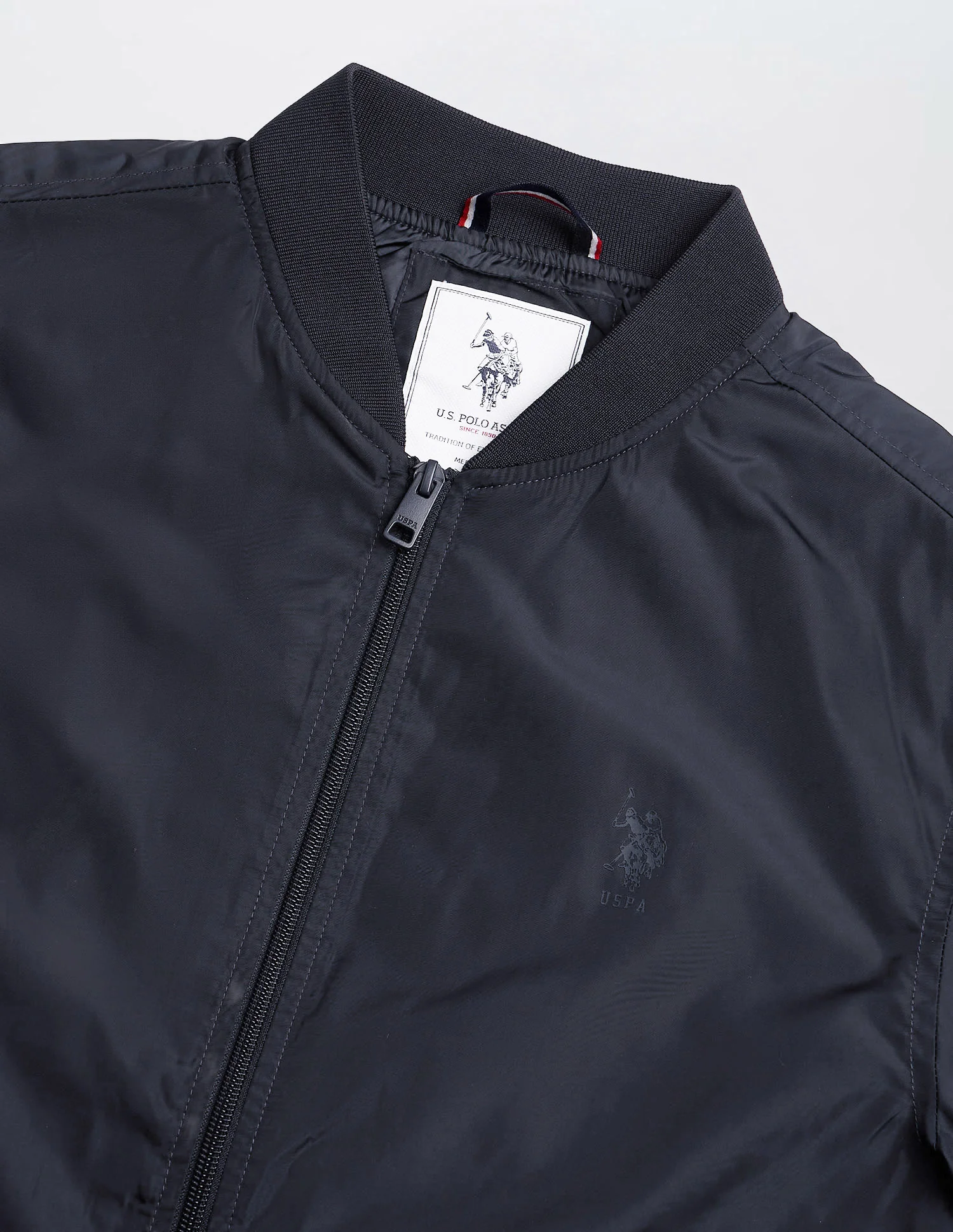 Solid Regular Fit Bomber Jacket - Image 2