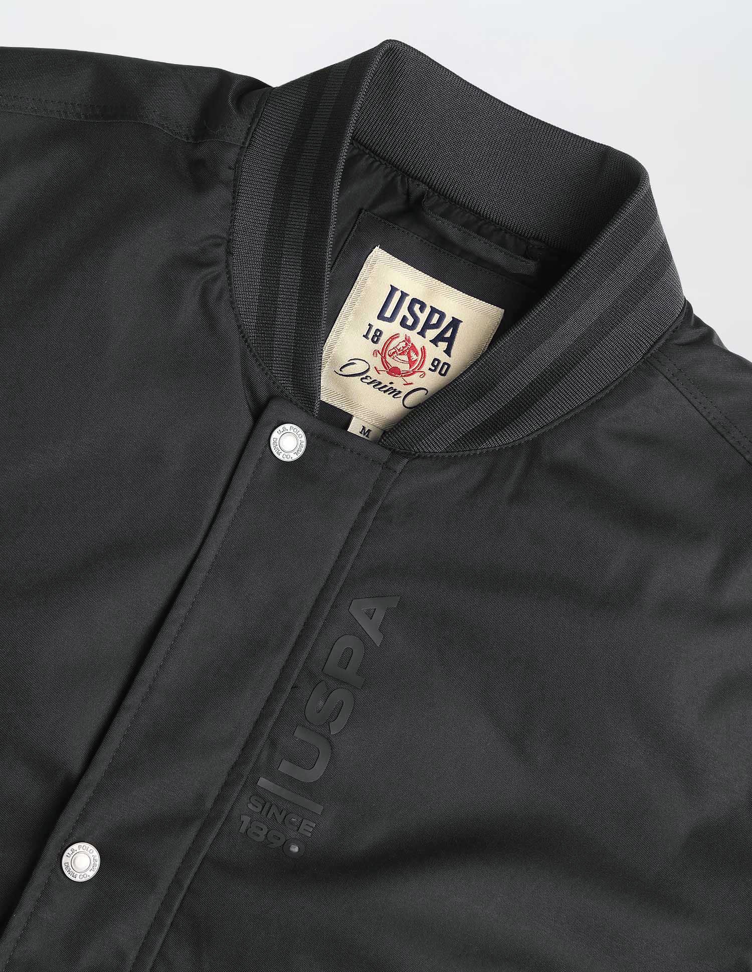Solid Regular Fit Bomber Jacket - Image 2