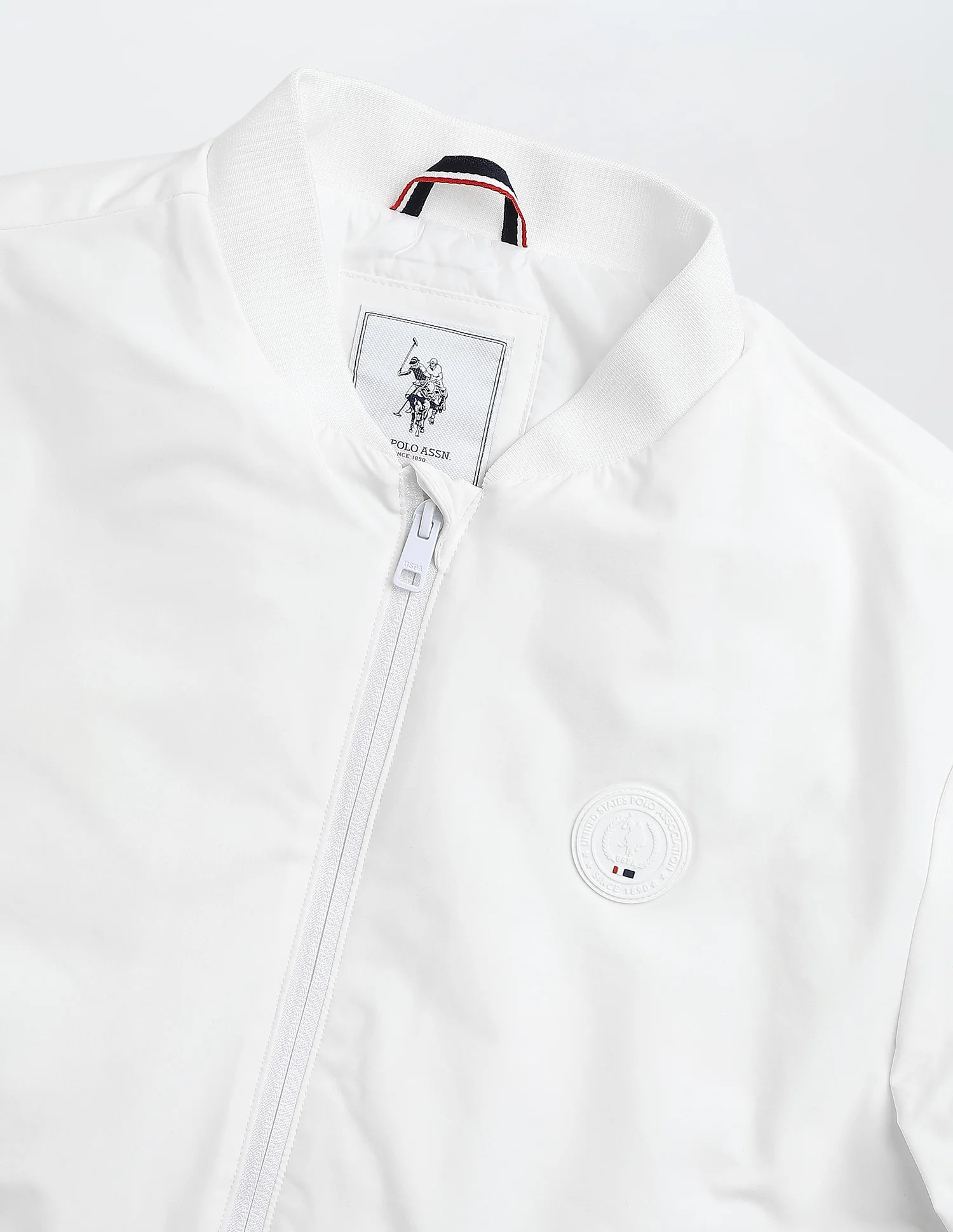 Solid Regular Fit Bomber Jacket - Image 2
