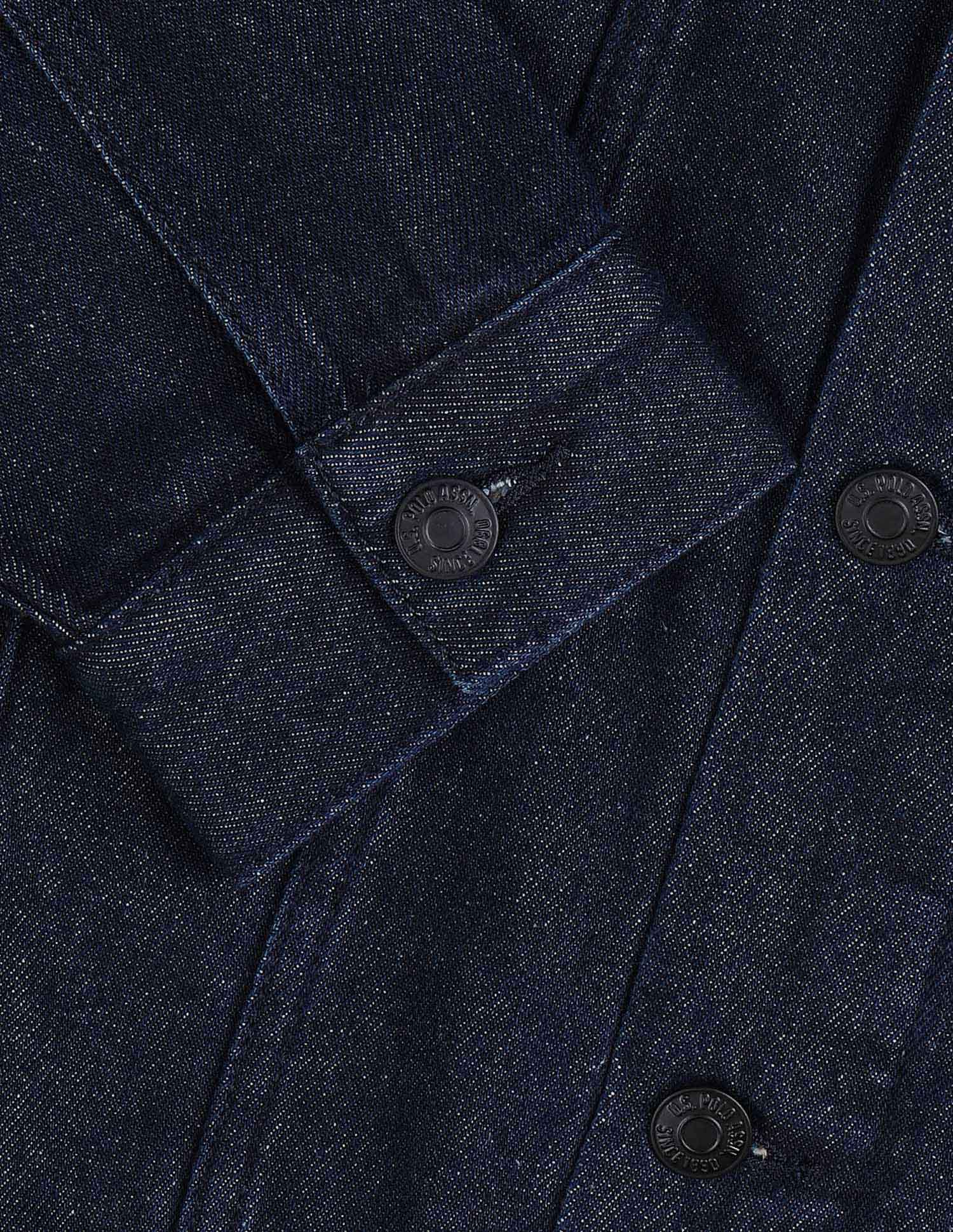 Solid Regular Fit Denim Jacket - Image 8