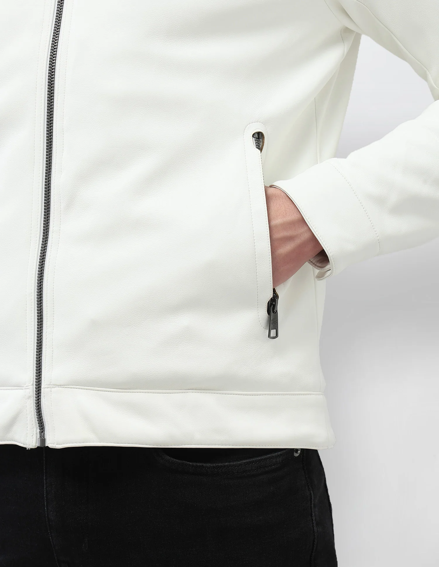 Solid Regular Fit Jacket - Image 8
