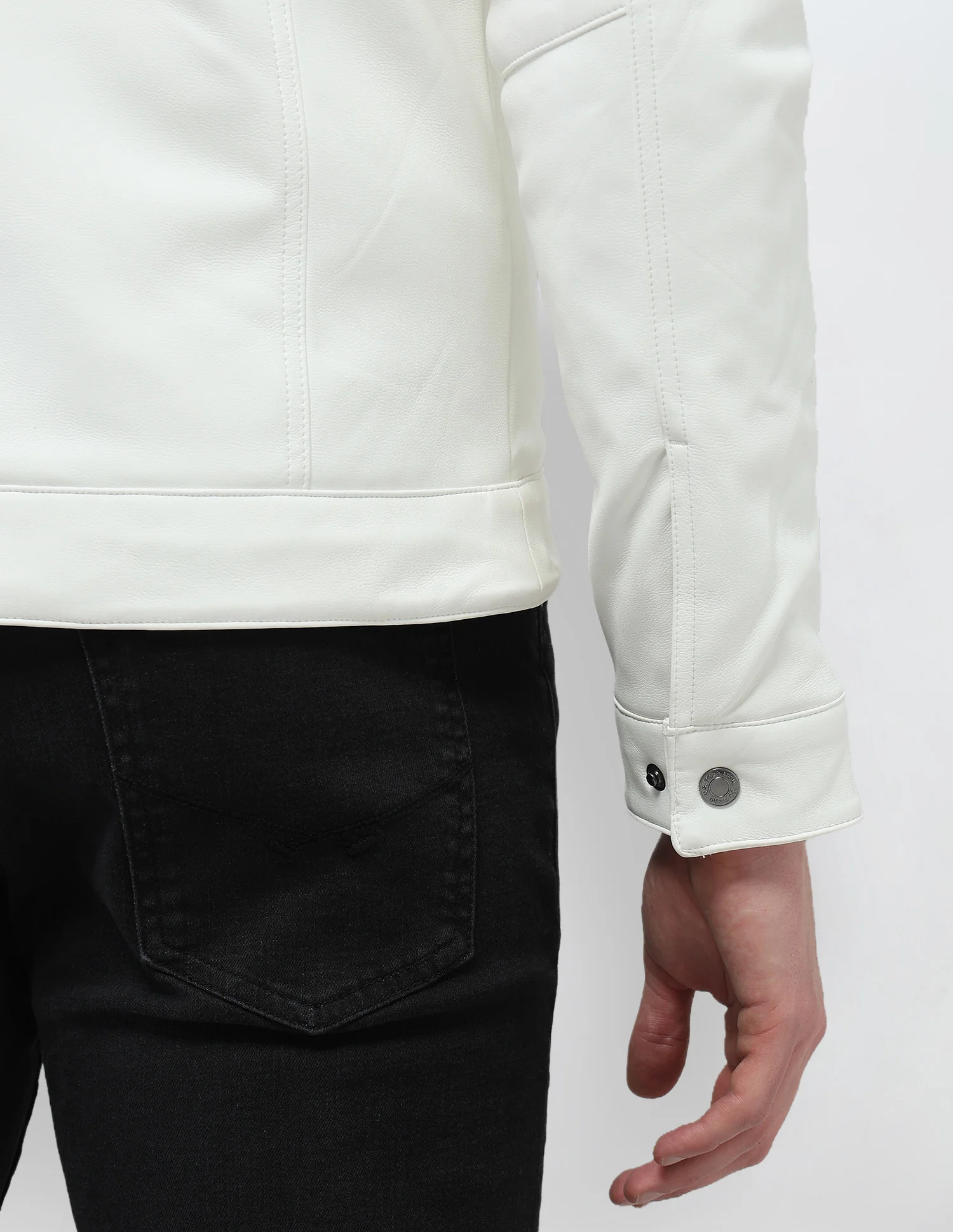 Solid Regular Fit Jacket - Image 9