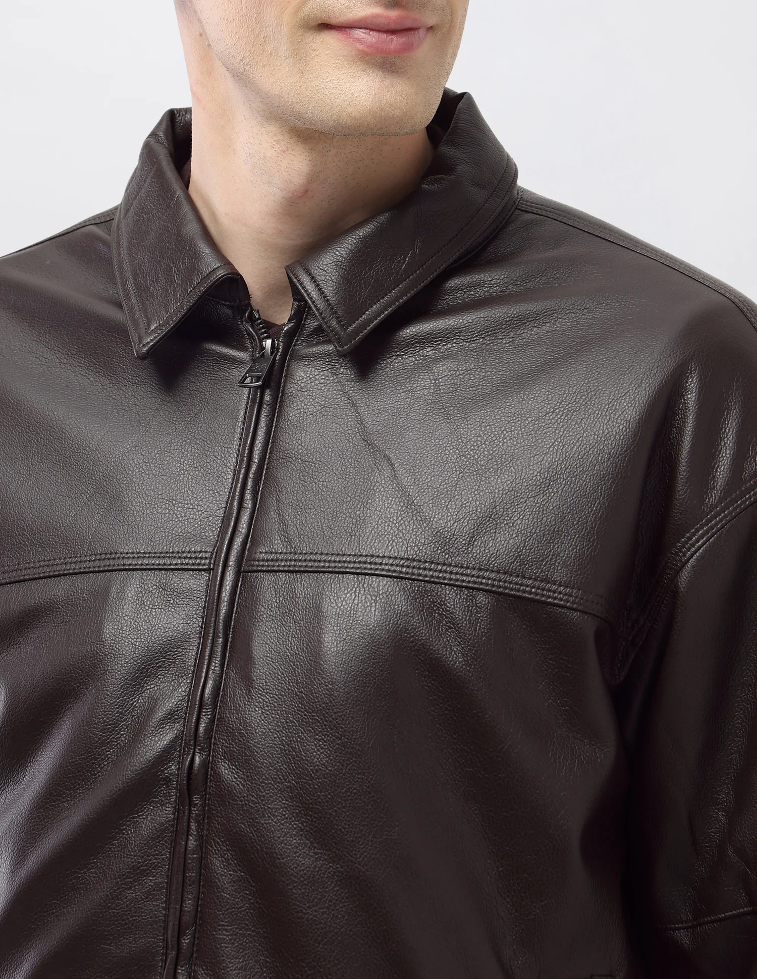 Solid Regular Fit Jacket - Image 7
