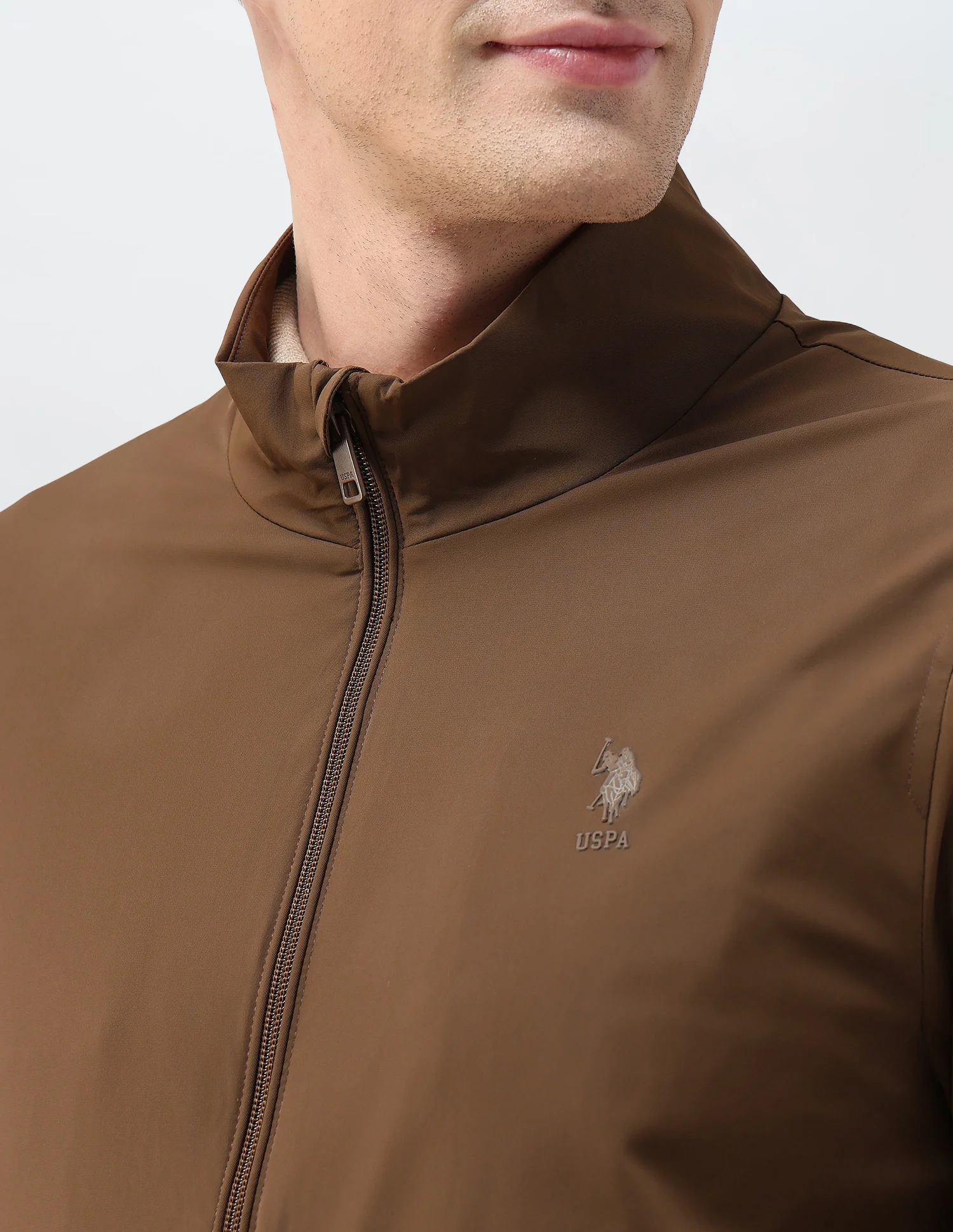 Solid Regular Fit Jacket - Image 7