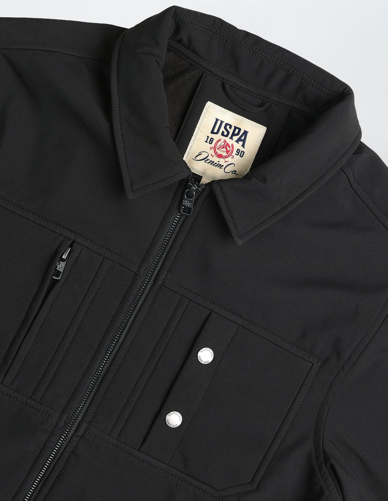 Solid Regular Fit Jacket - Image 2