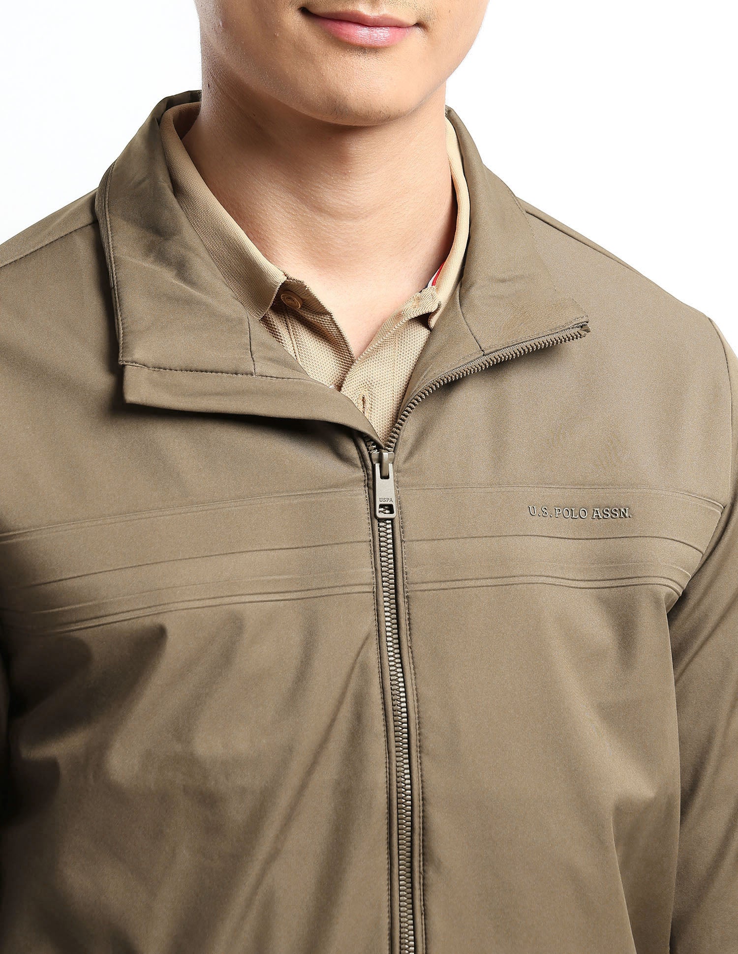 Solid Regular Fit Jacket - Image 7