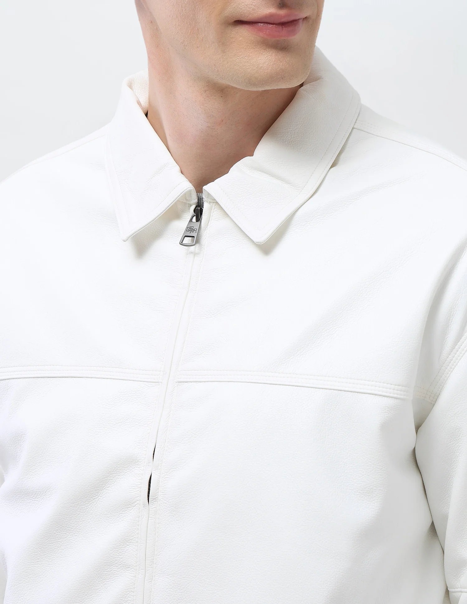 Solid Regular Fit Jacket - Image 7