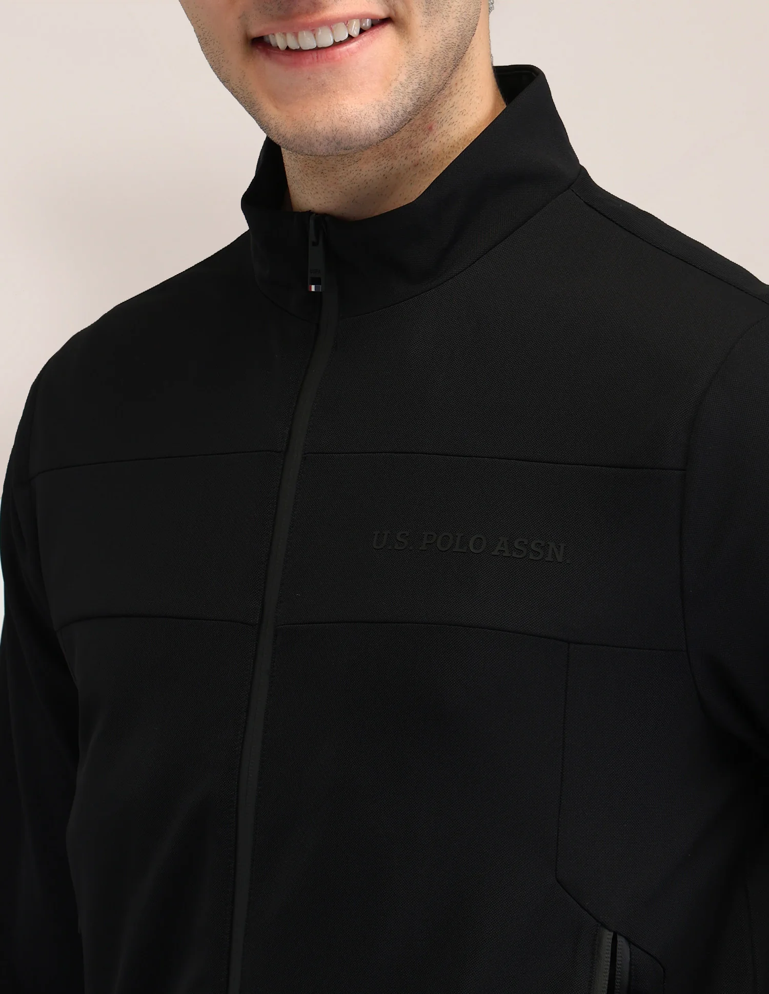 Solid Regular Fit Jacket - Image 7
