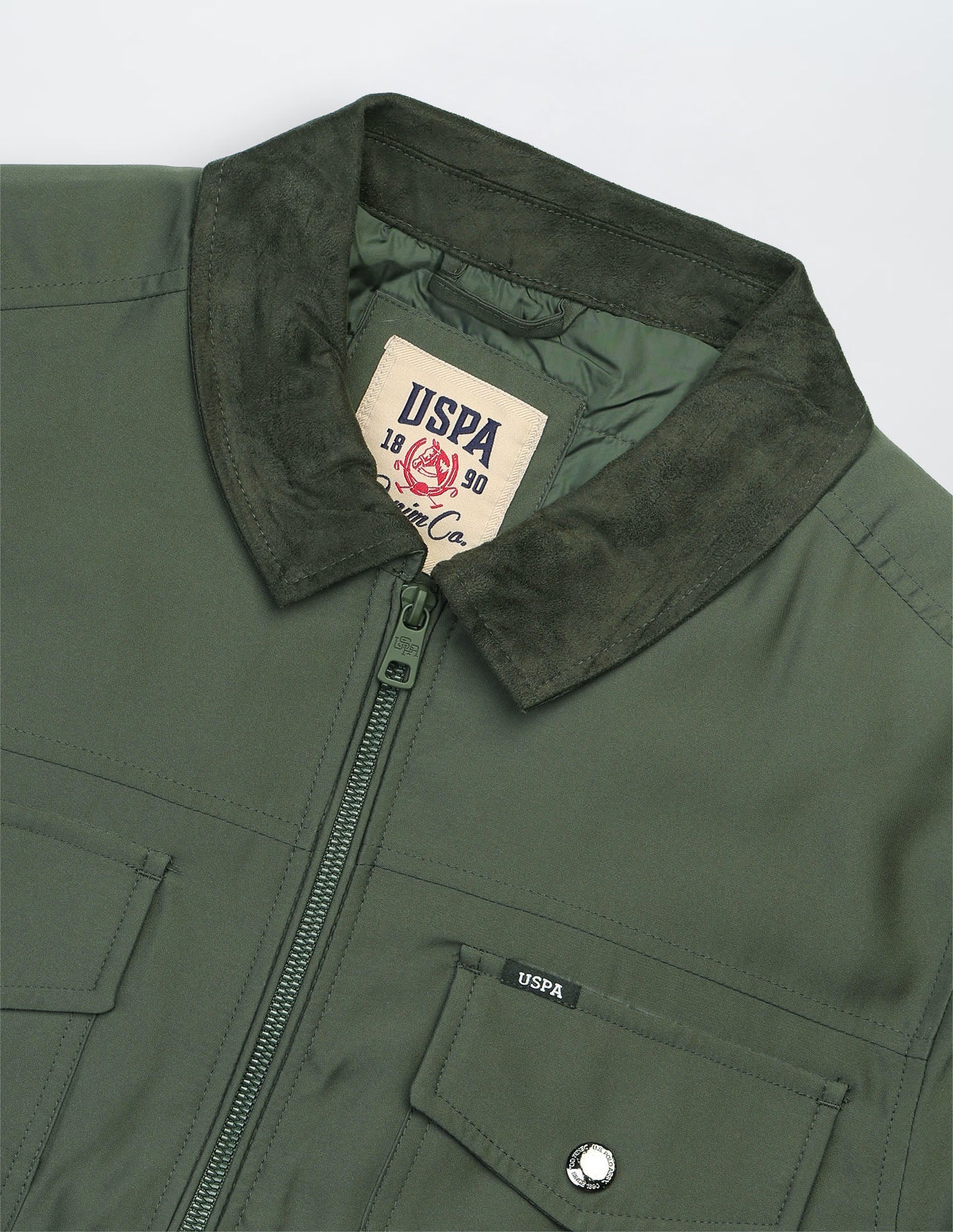 Solid Regular Fit Jacket - Image 2