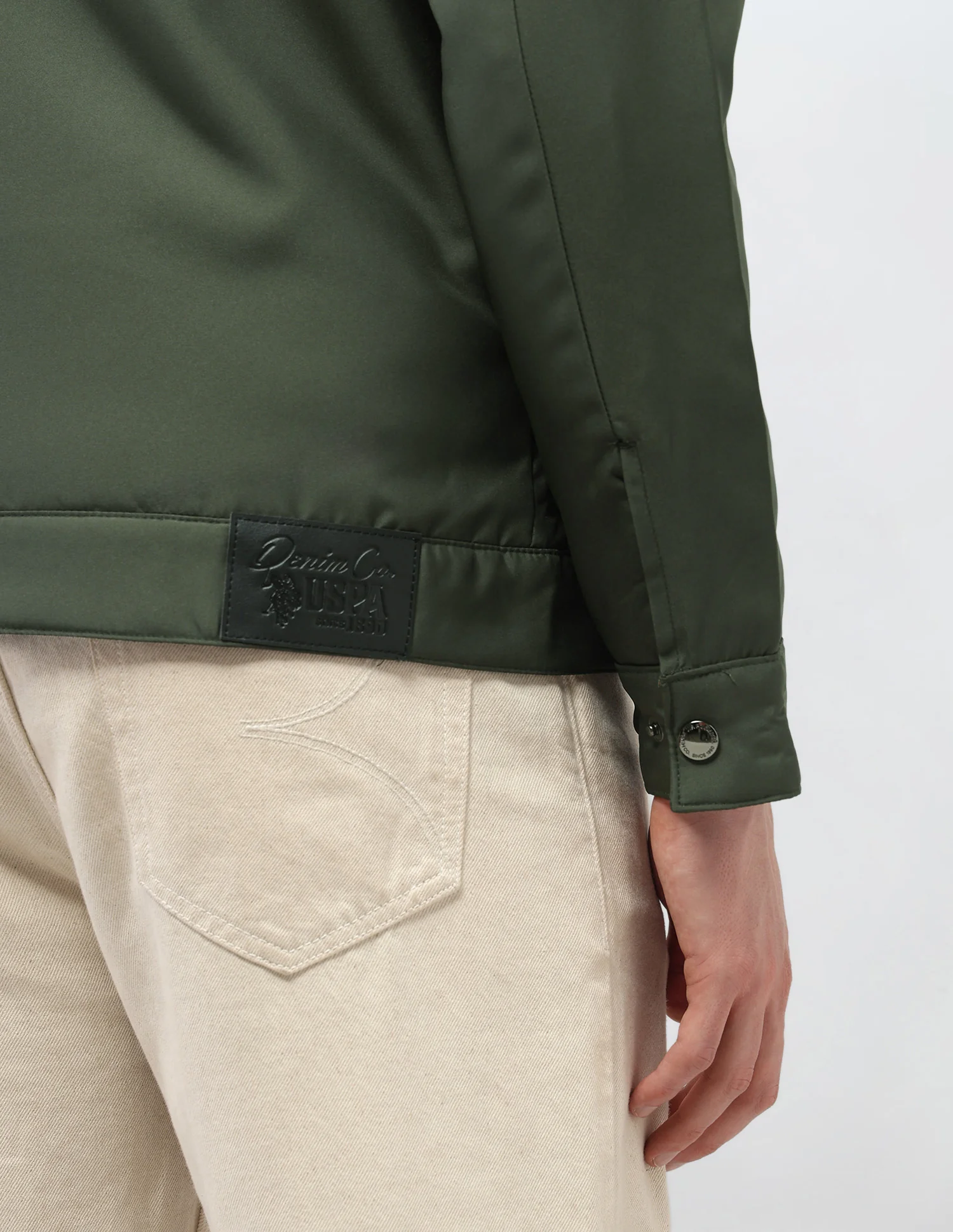 Solid Regular Fit Jacket - Image 8
