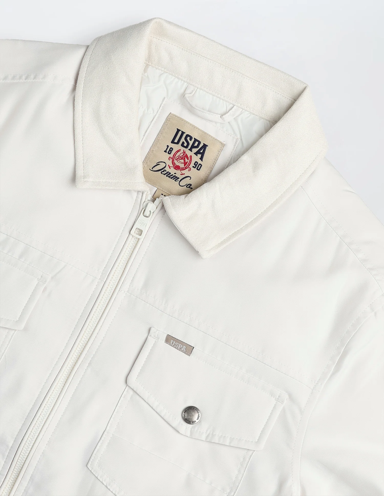 Solid Regular Fit Jacket - Image 2