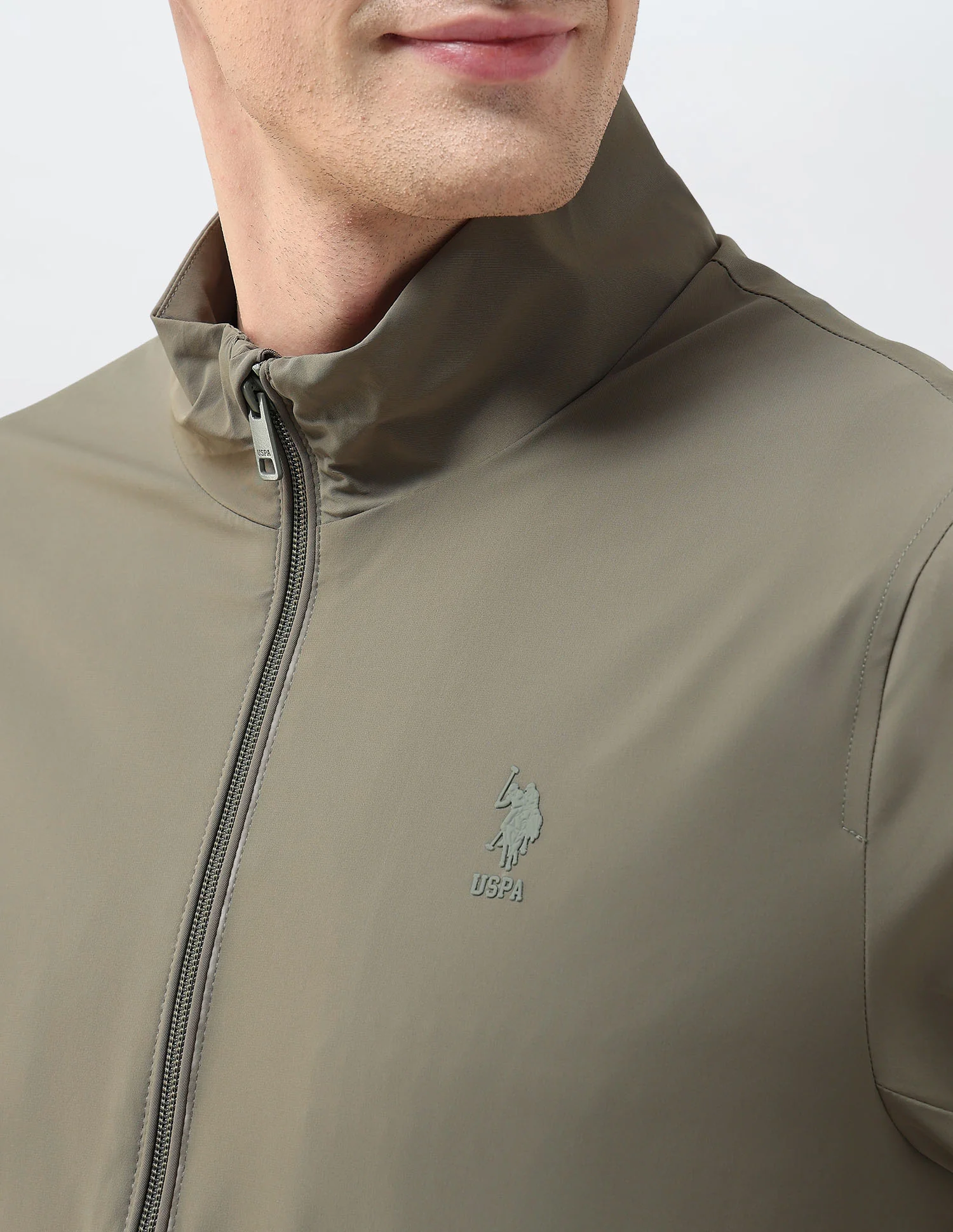 Solid Regular Fit Jacket - Image 7