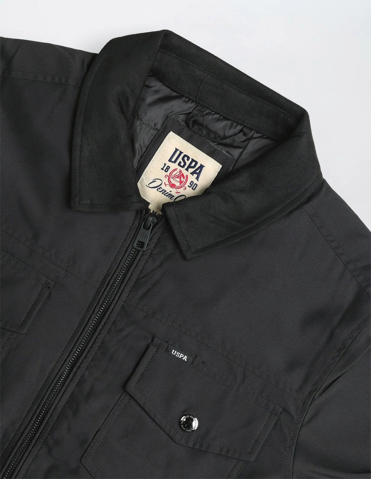 Solid Regular Fit Jacket - Image 2