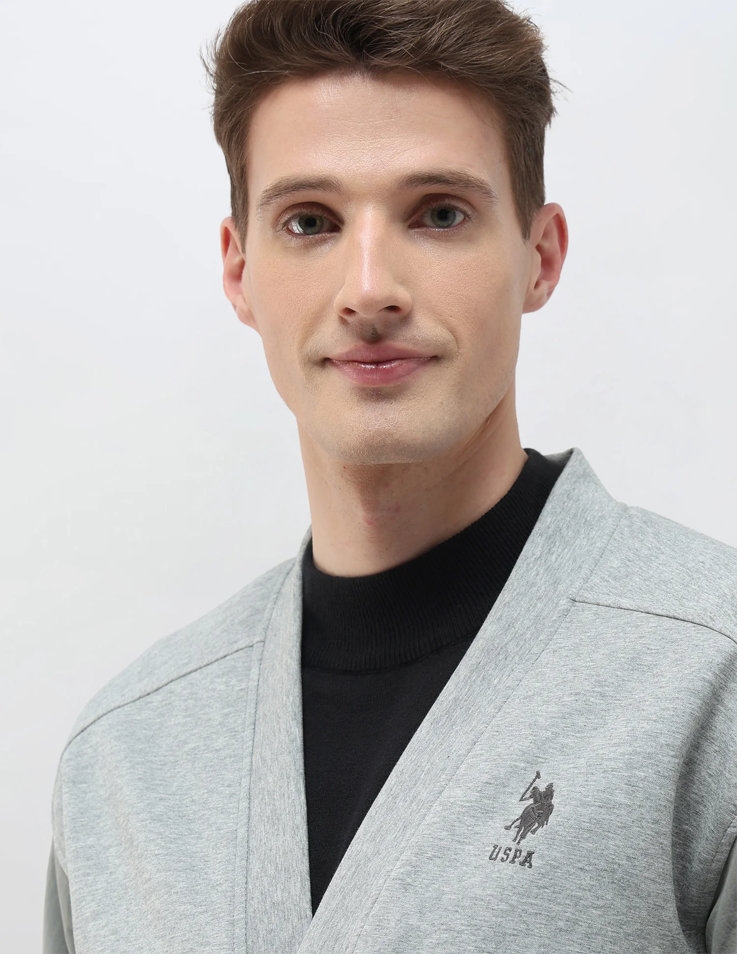 Solid Regular Fit Jacket - Image 7