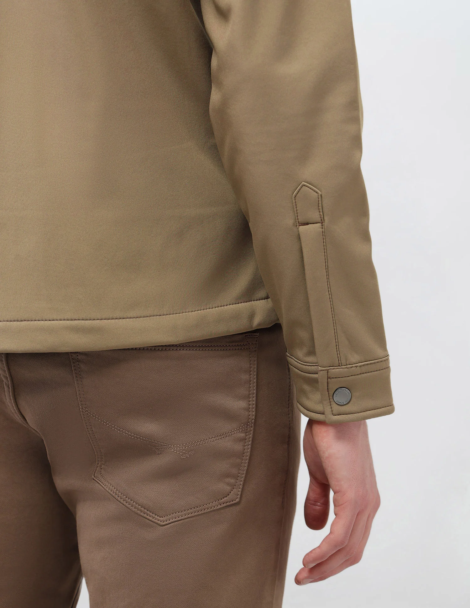 Solid Regular Fit Jacket - Image 9