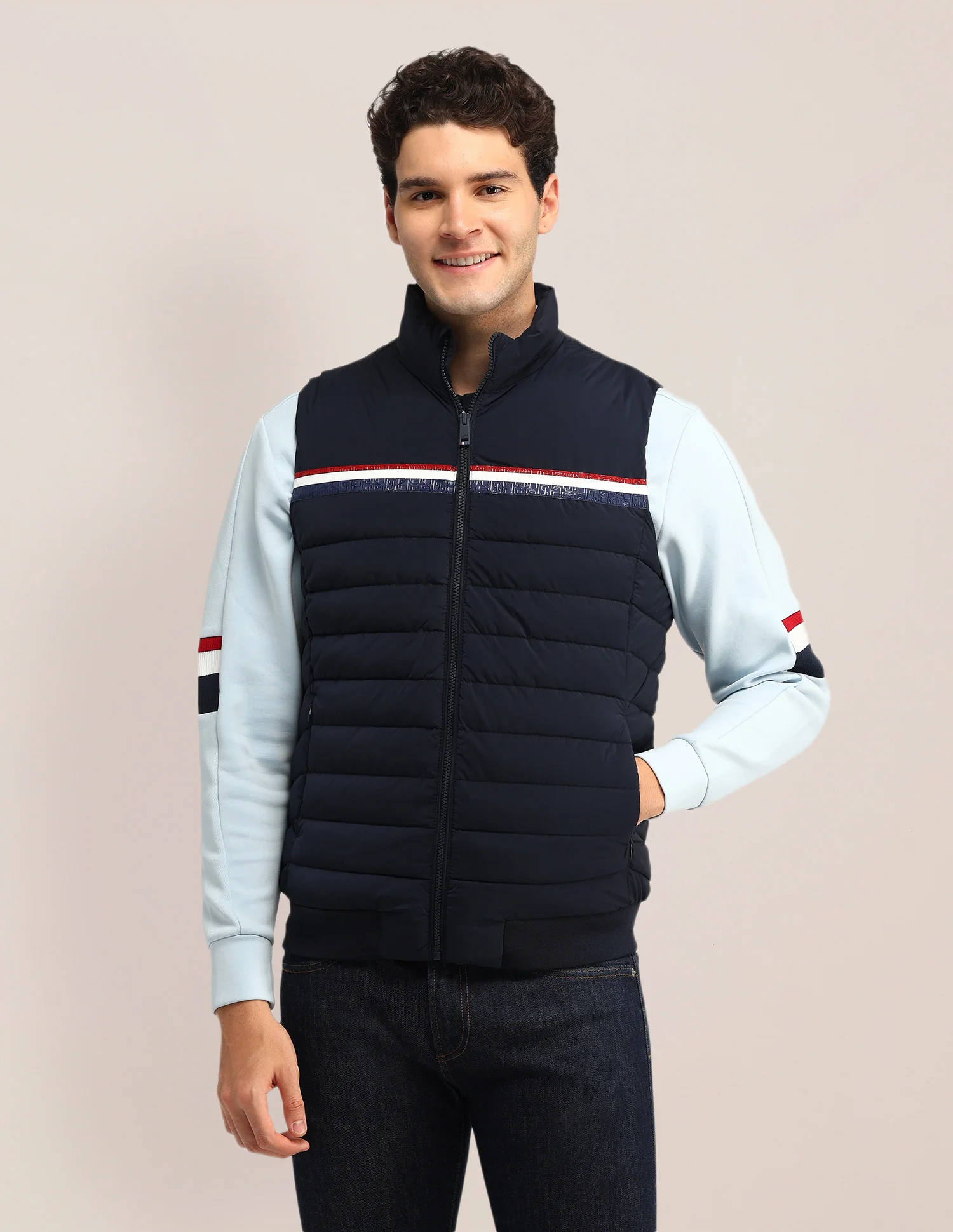 Solid Regular Fit Jacket